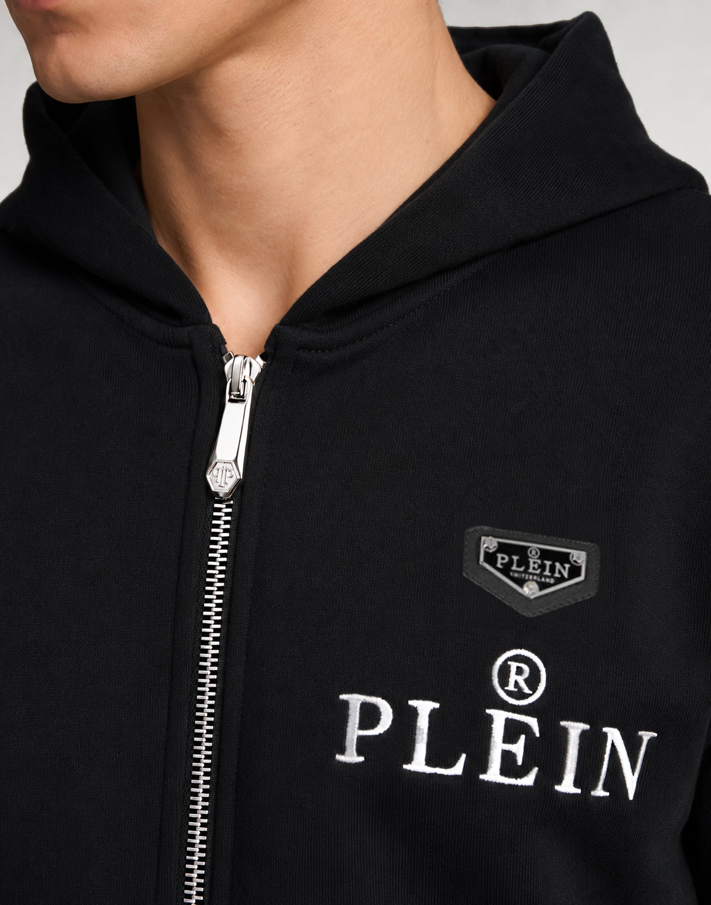 Hoodie Zip Plein R