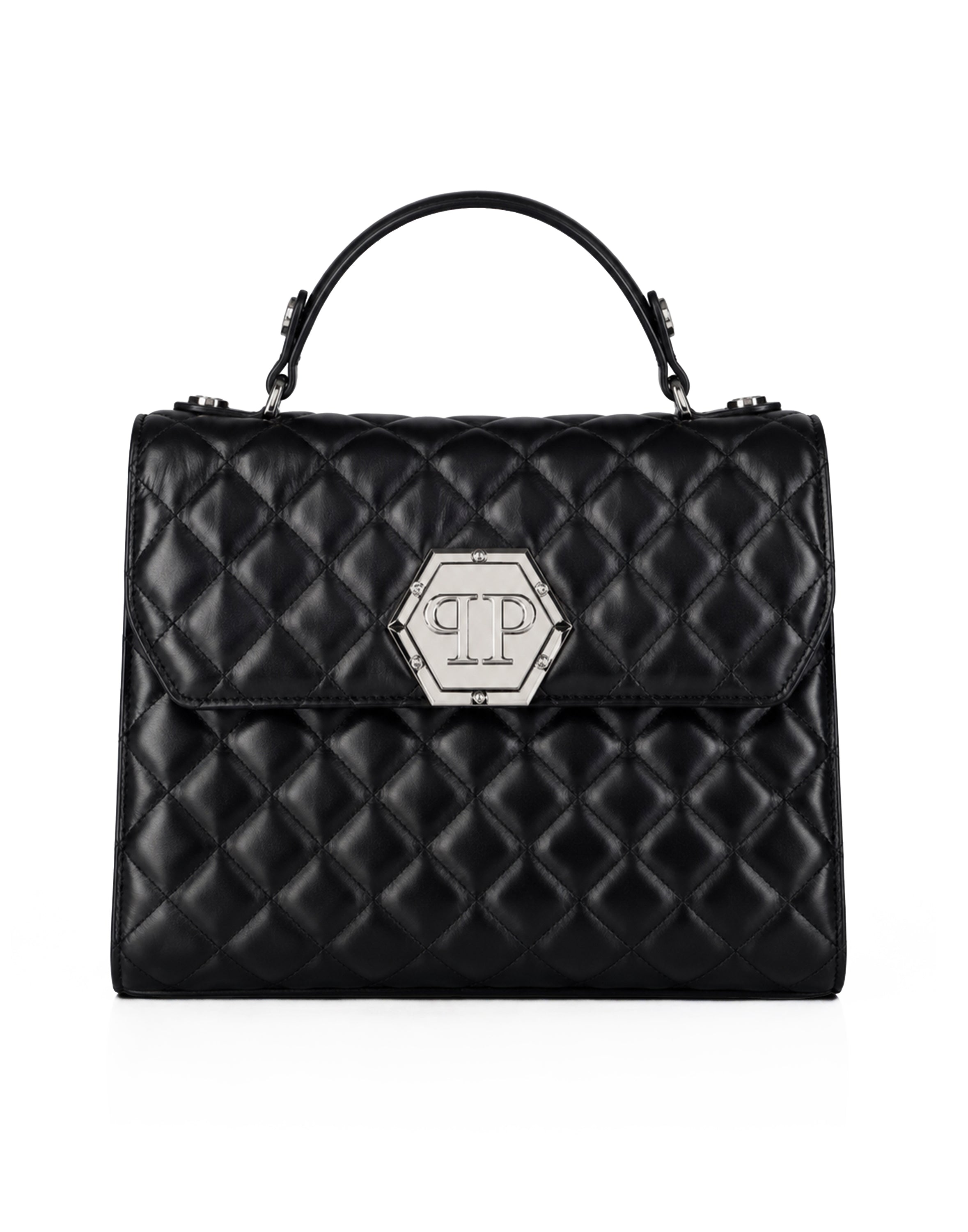 Nappa Small Handle Bag Superheroine Matelasse