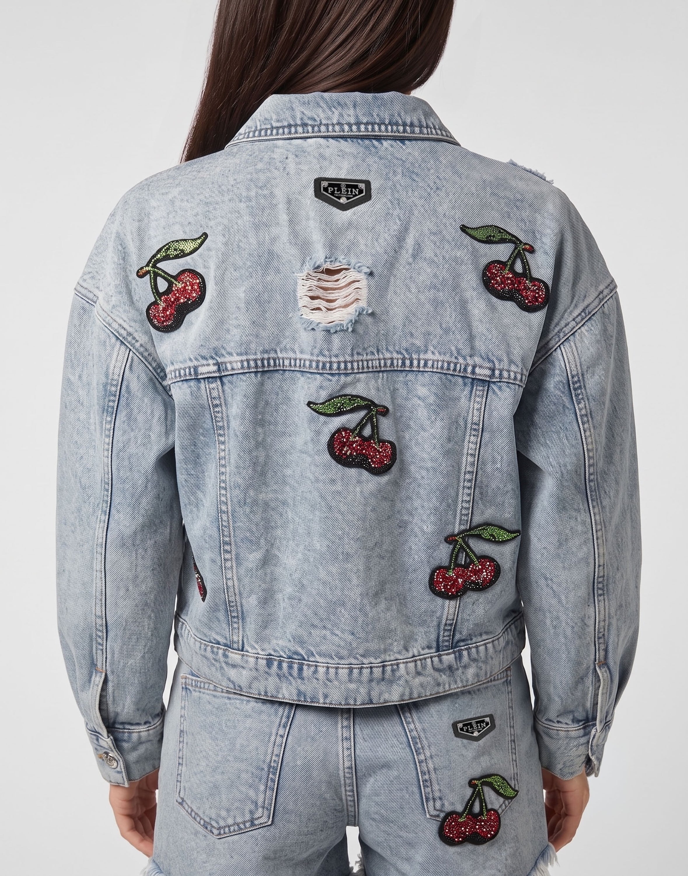 Denim Regular Jacket Cherrylicious