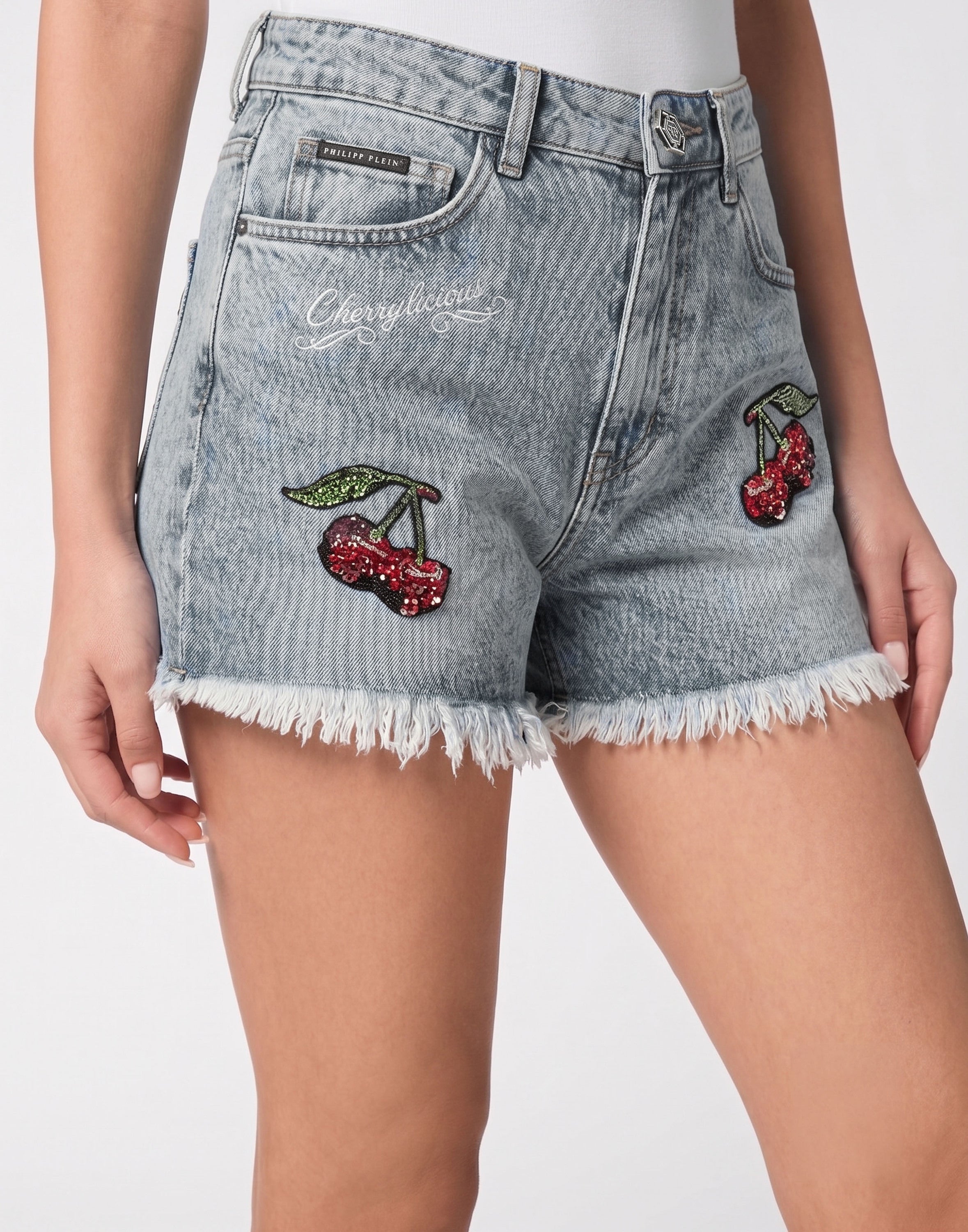 Denim Hot Pants Cherrylicious