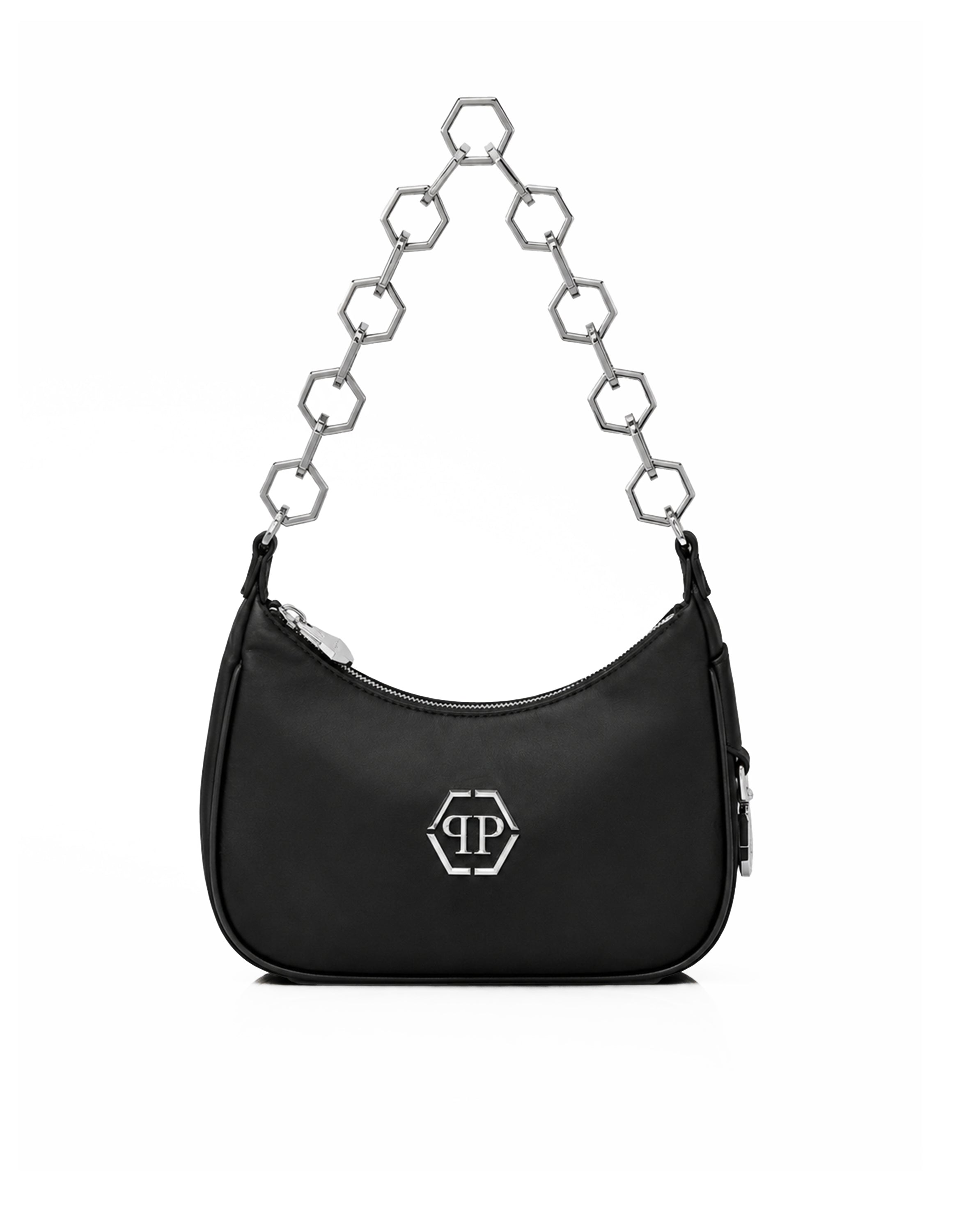 Leather Shoulder Bag Hexagon