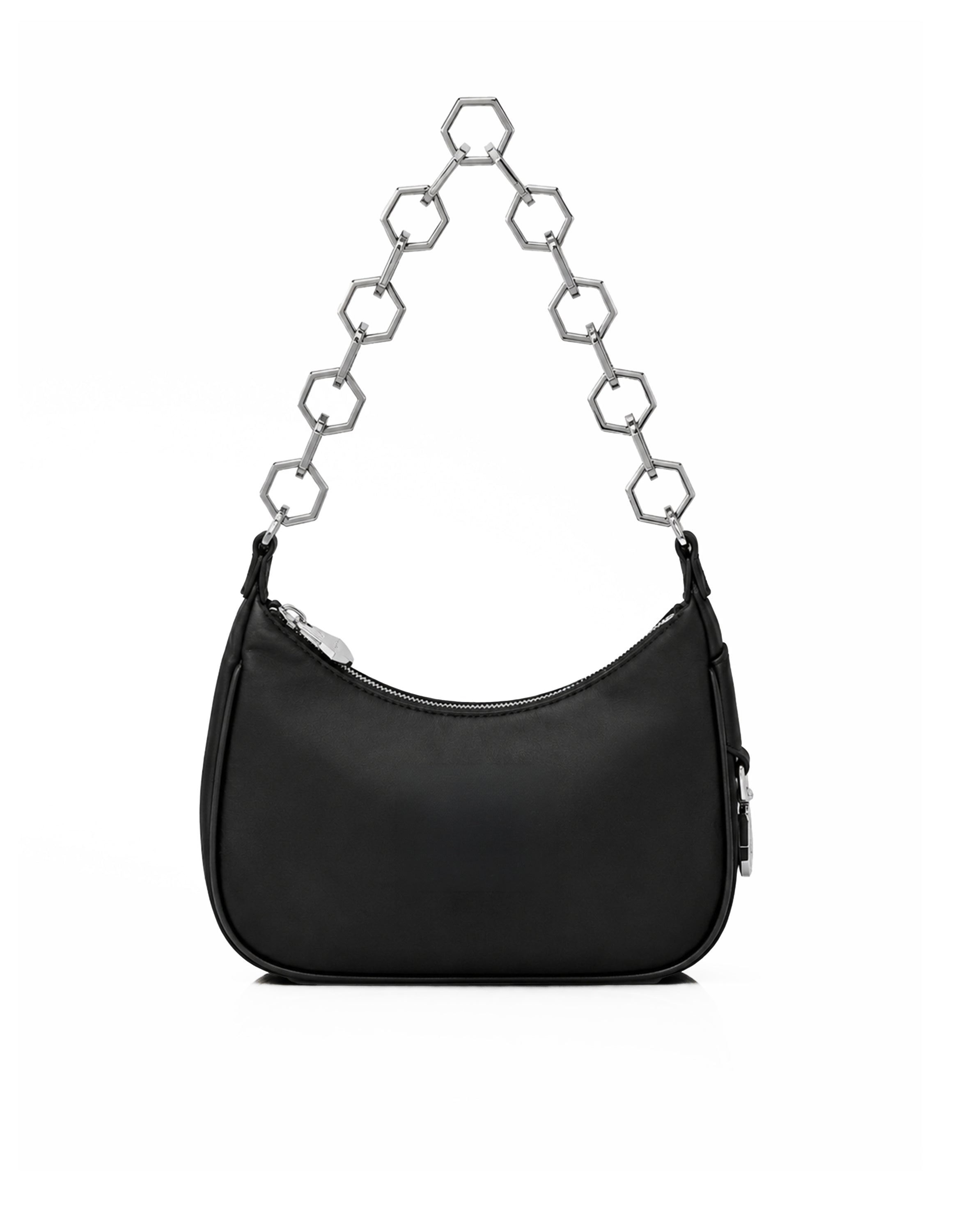 Leather Shoulder Bag Hexagon