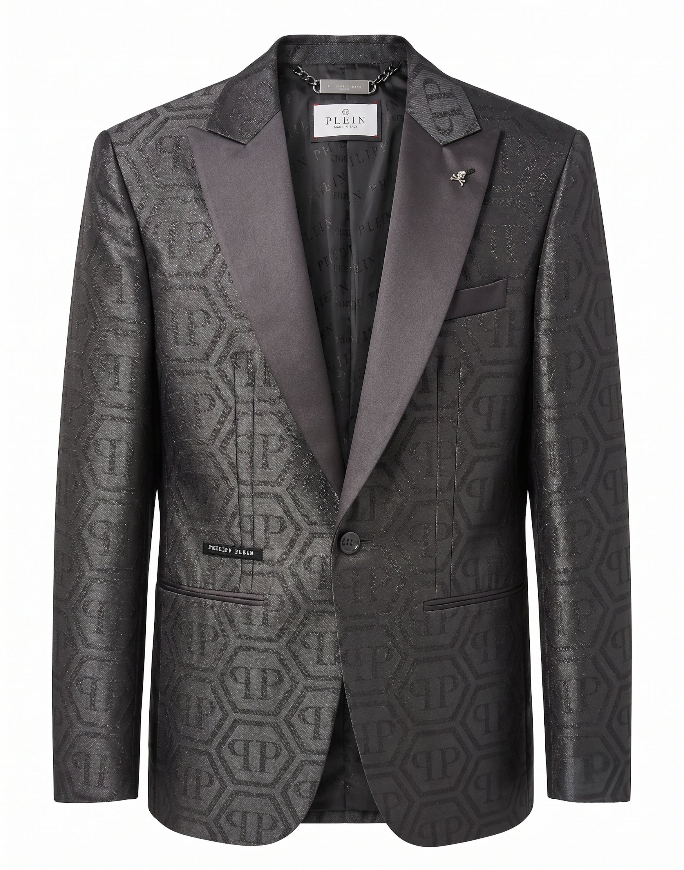 Jacquard Blazer Regular Fit Monogram