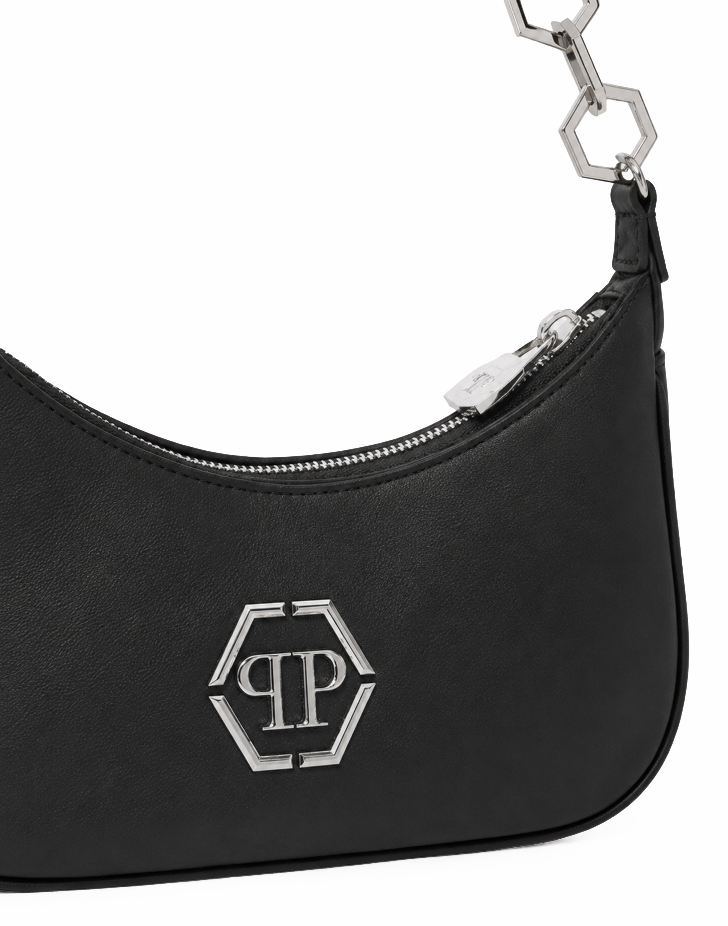 Leather Shoulder Bag Hexagon