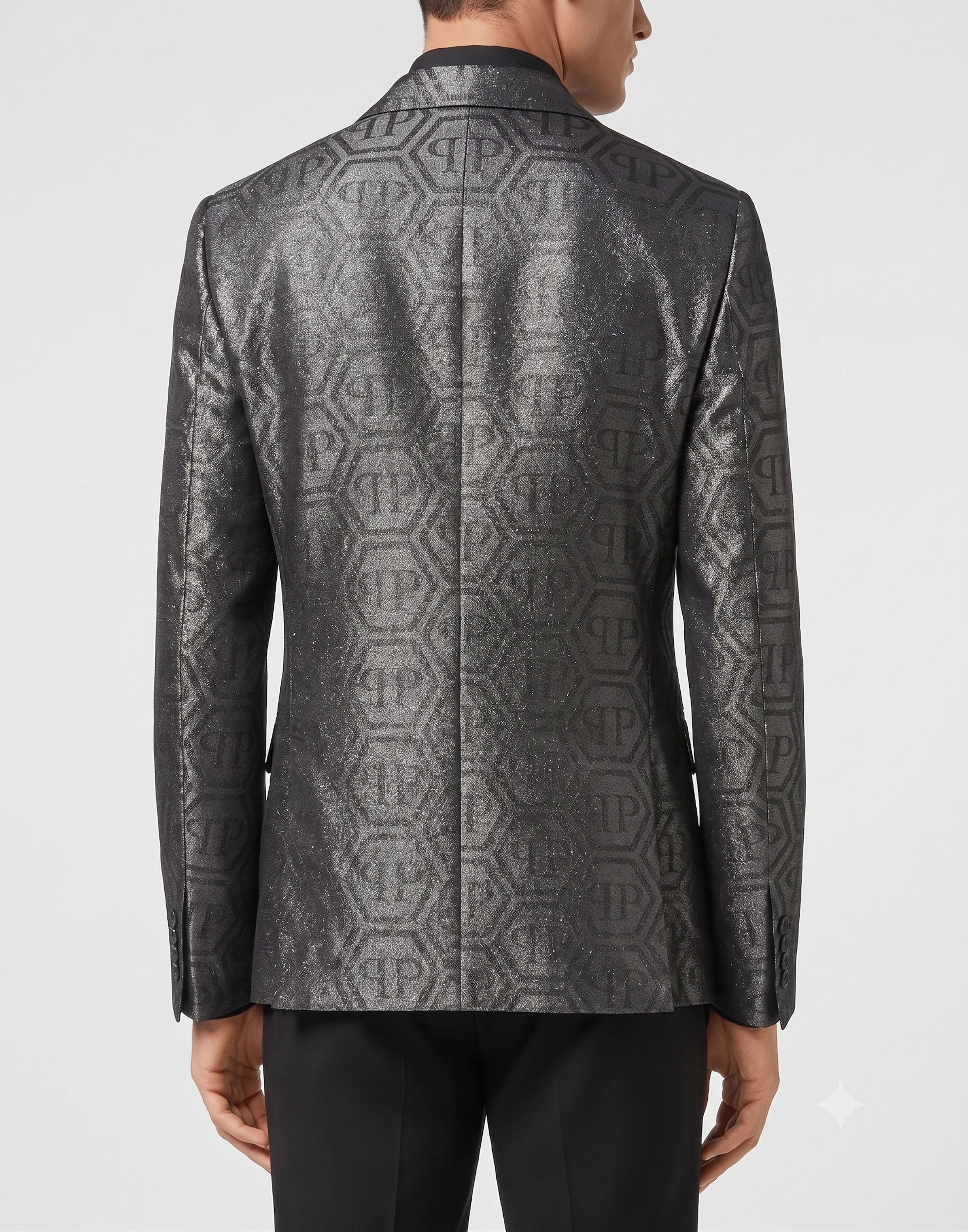 Jacquard Blazer Regular Fit Monogram