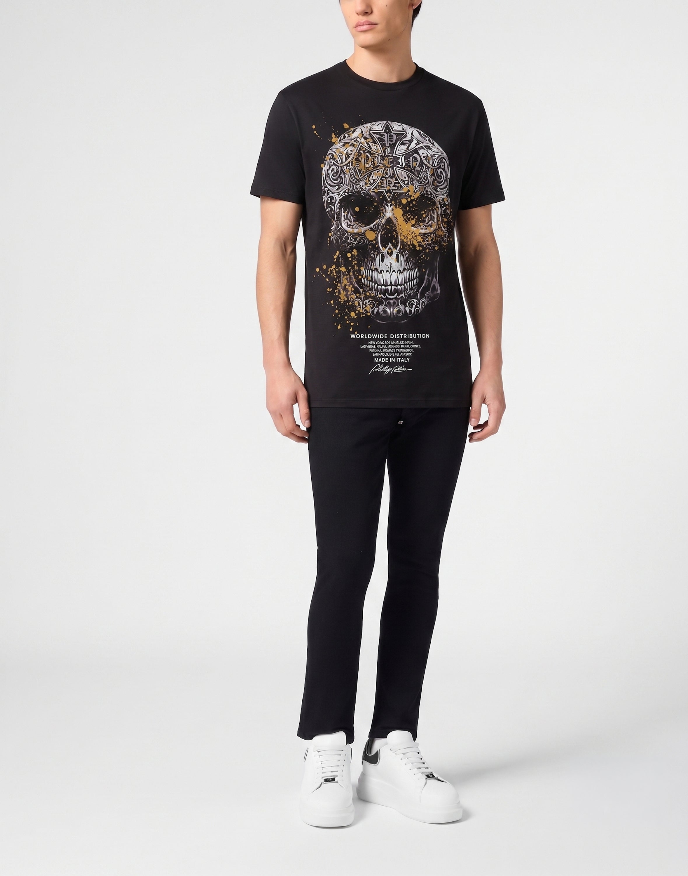 T-Shirt Round Neck Ss SKULL