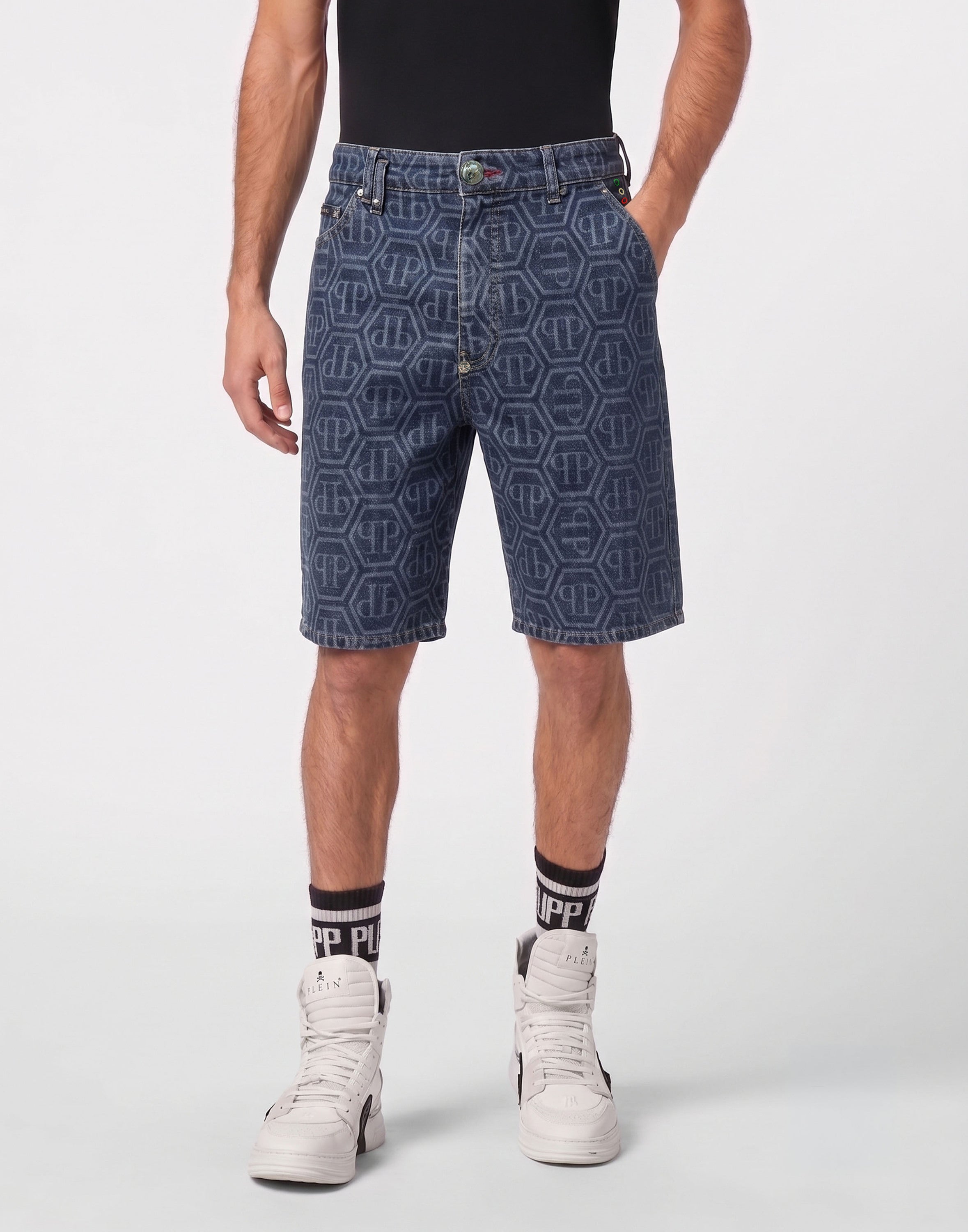 Denim Formentera Shorts Monogram Basic