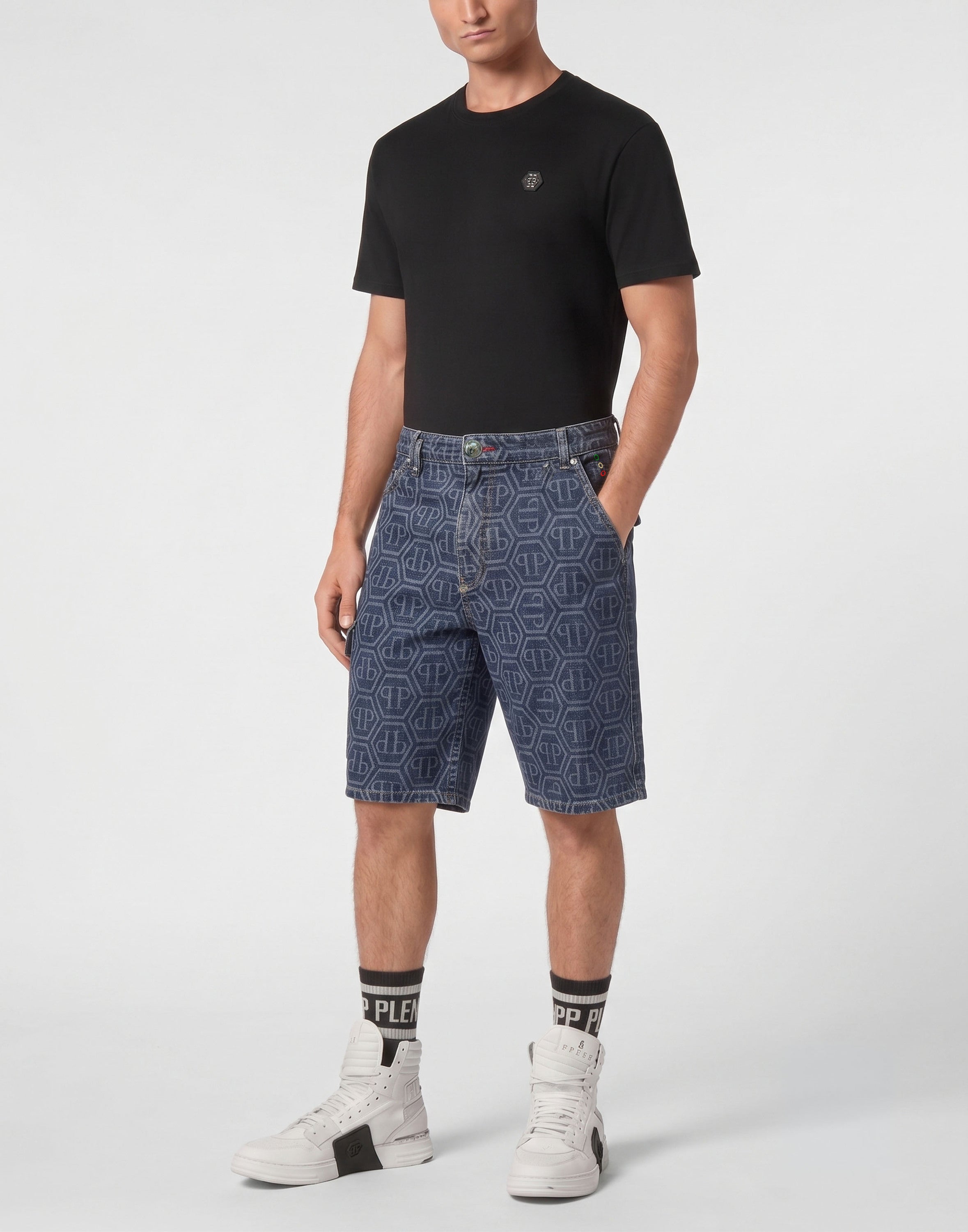 Denim Formentera Shorts Monogram Basic