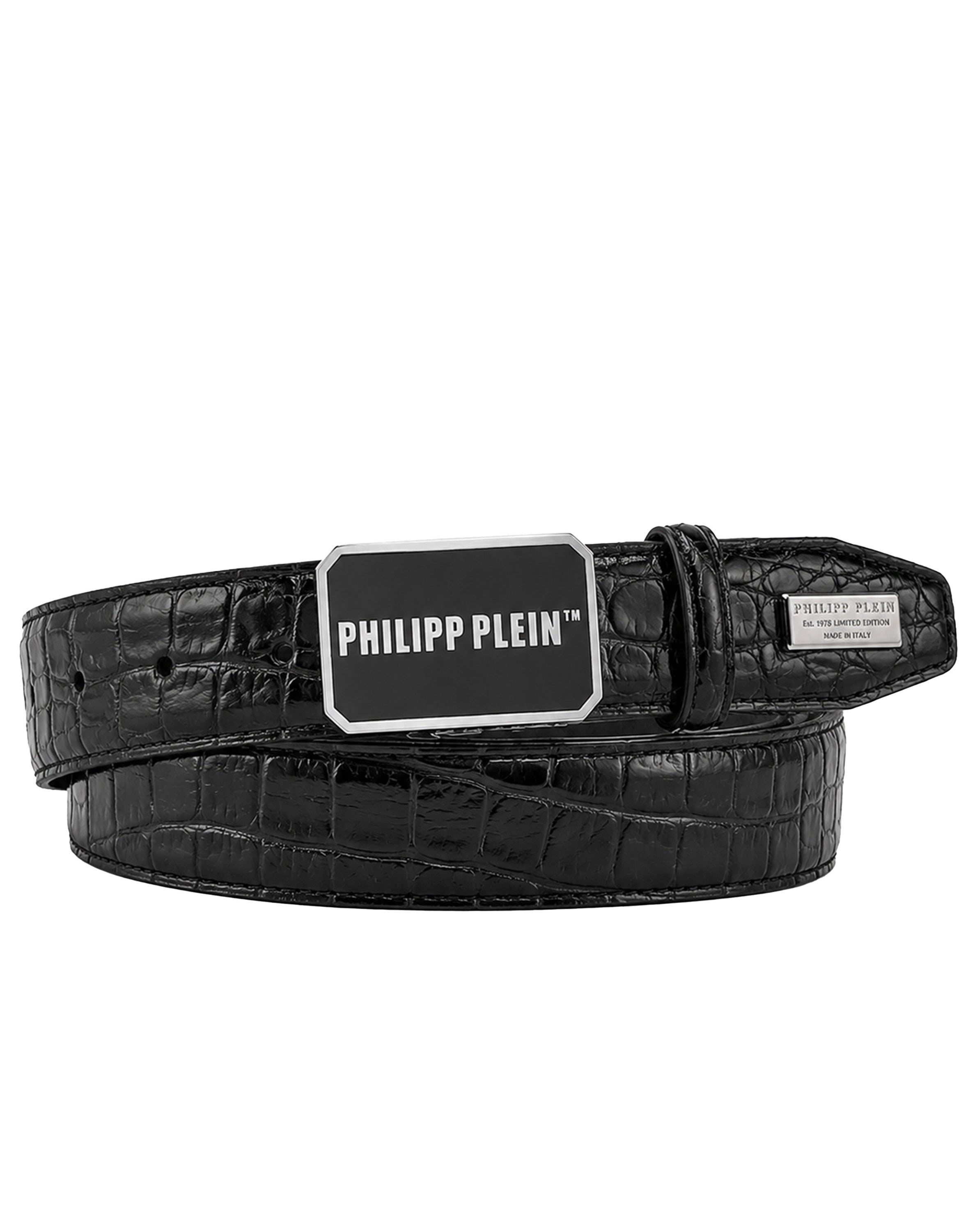 Leather Belt Philipp Plein TM Cocco