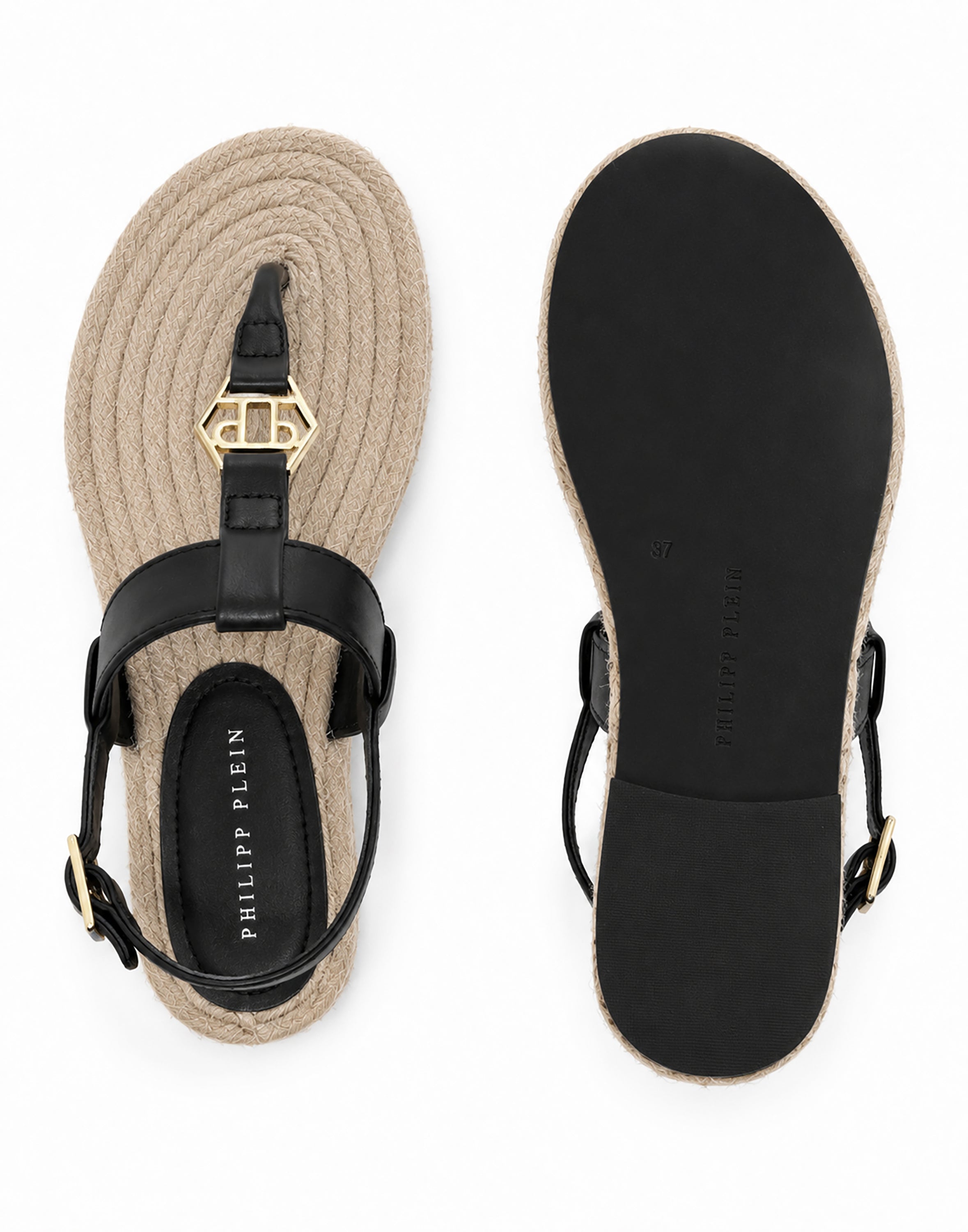 Nappa Sandals Rope Hexagon