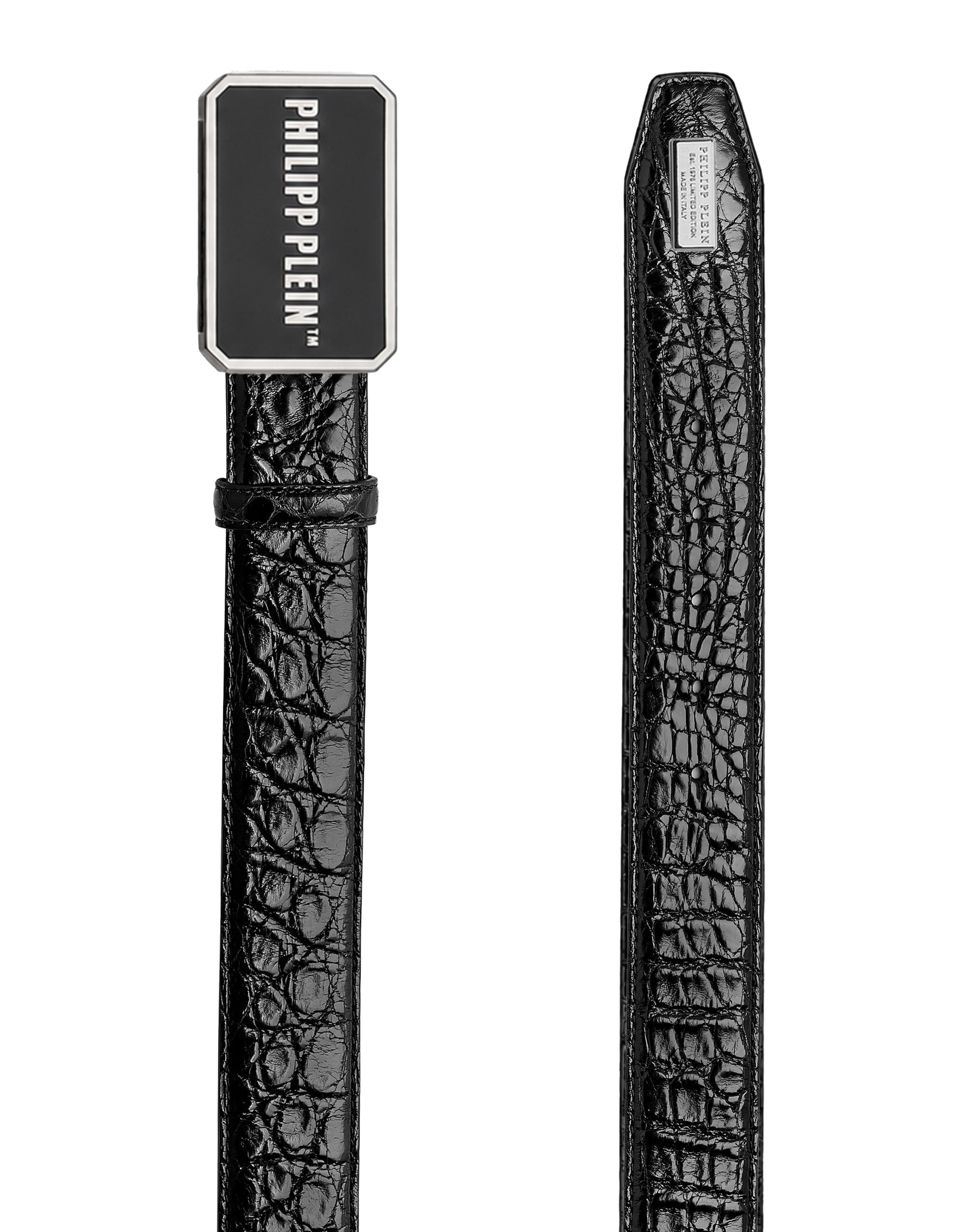 Leather Belt Philipp Plein TM Cocco