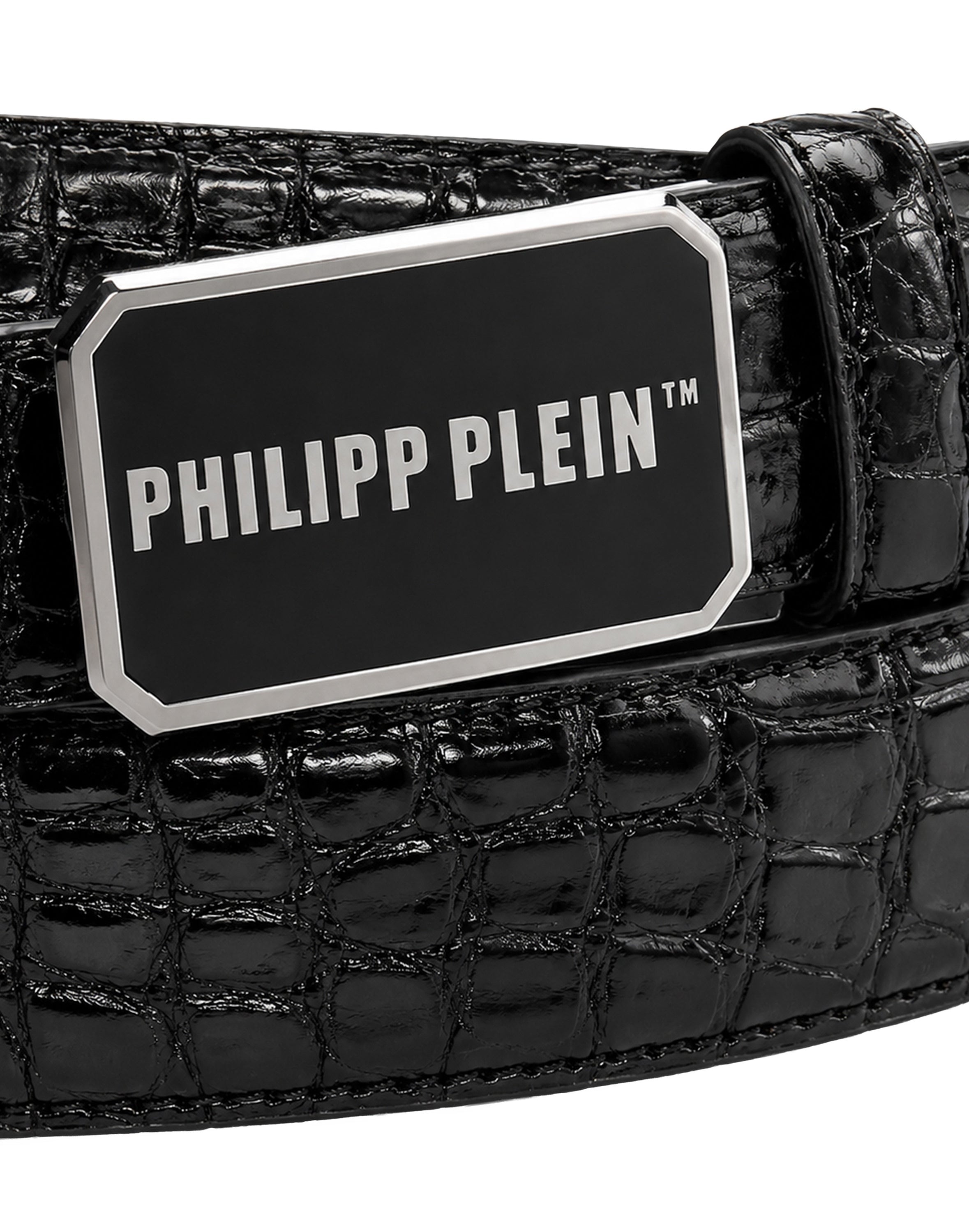 Leather Belt Philipp Plein TM Cocco