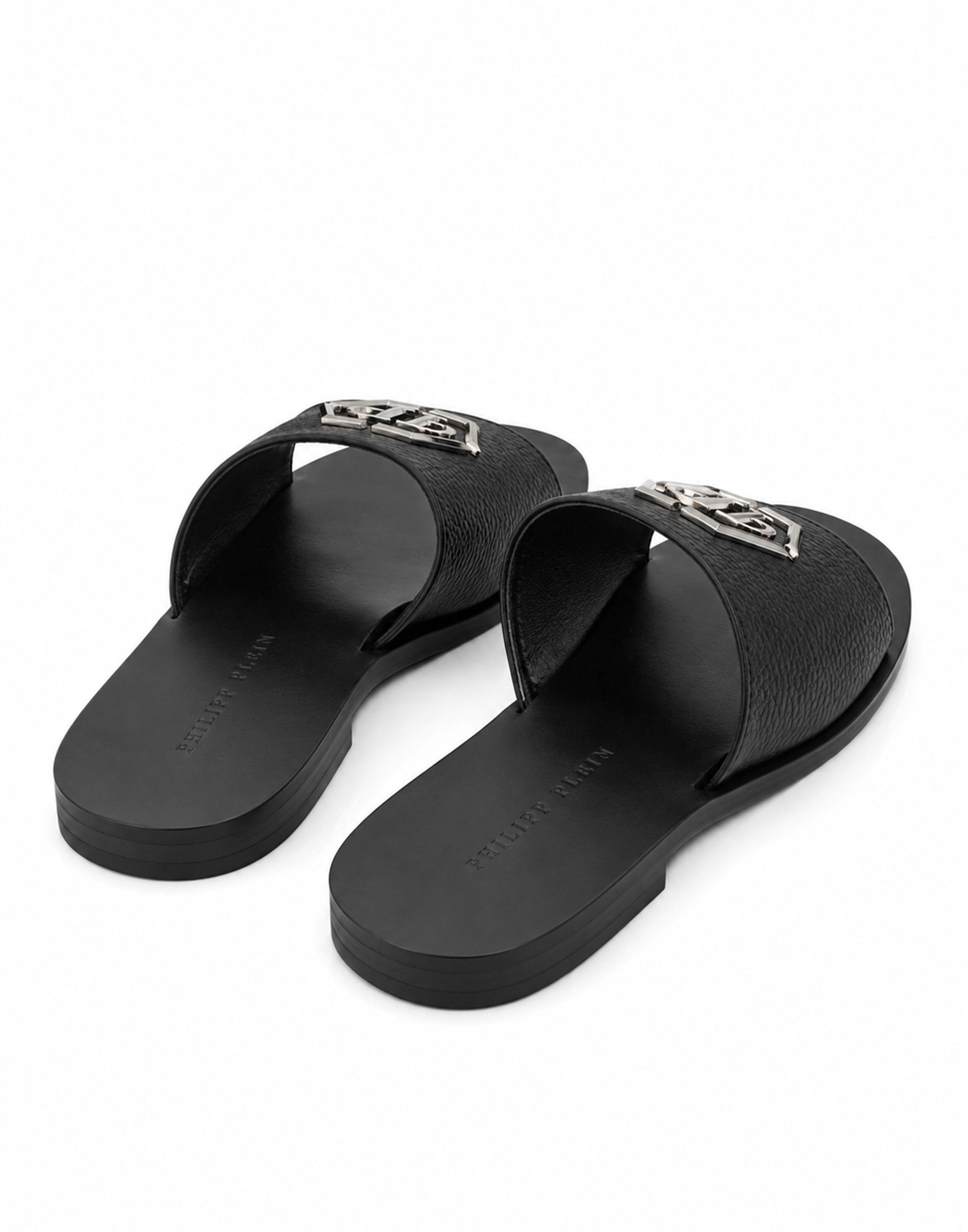 Leather Sandals Big Hexagon