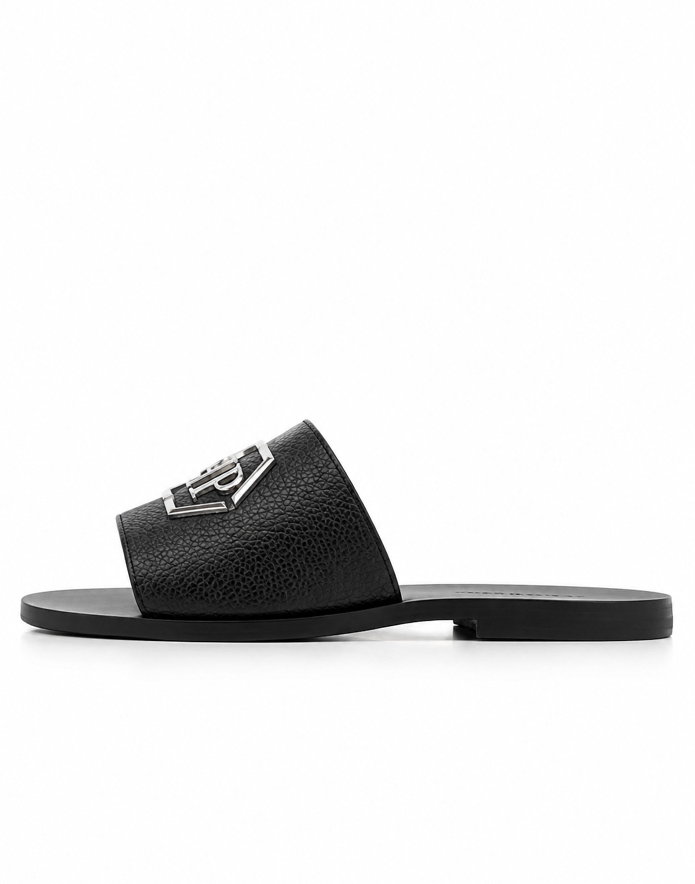 Leather Sandals Big Hexagon
