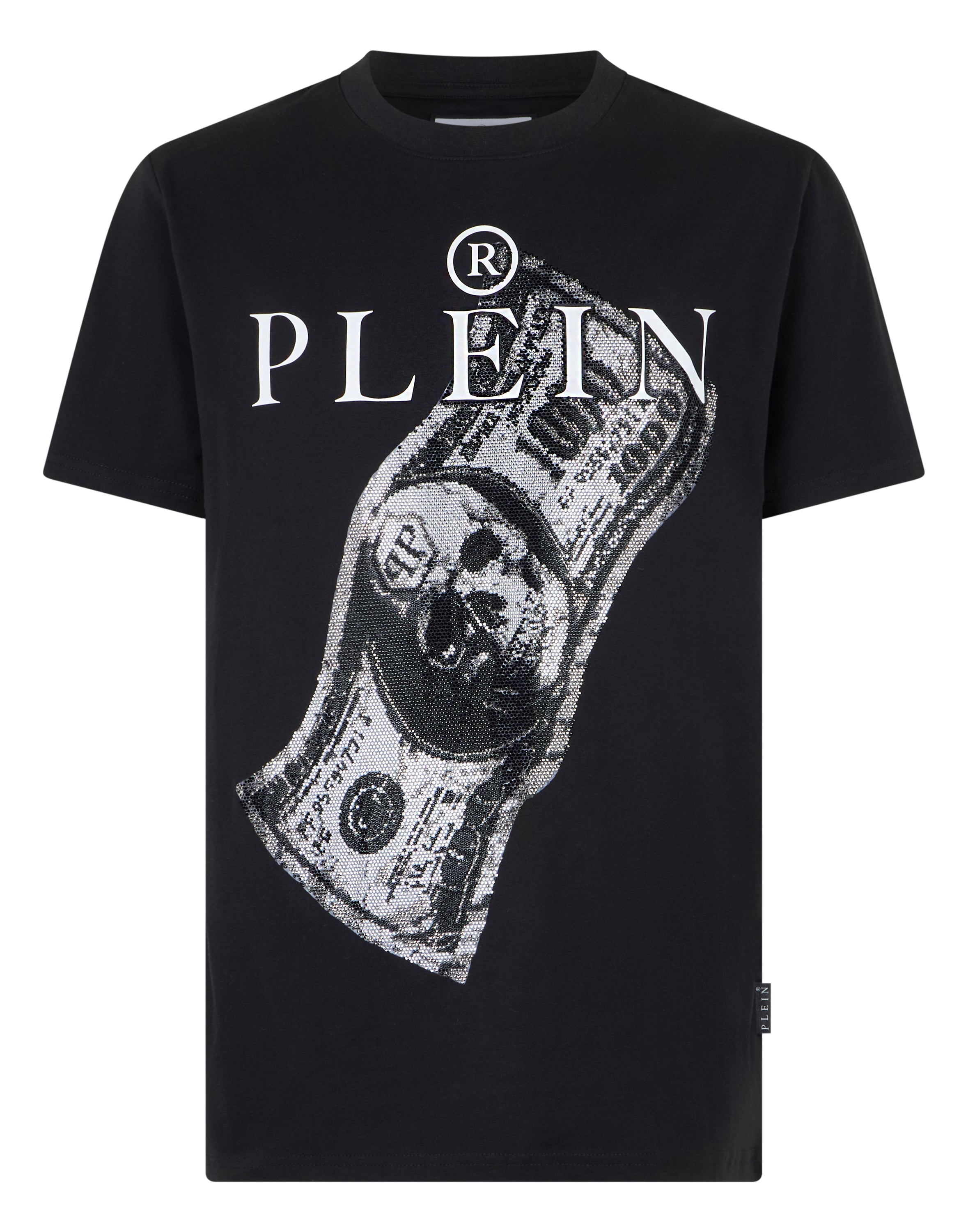Jersey T-Shirt Skull Strass