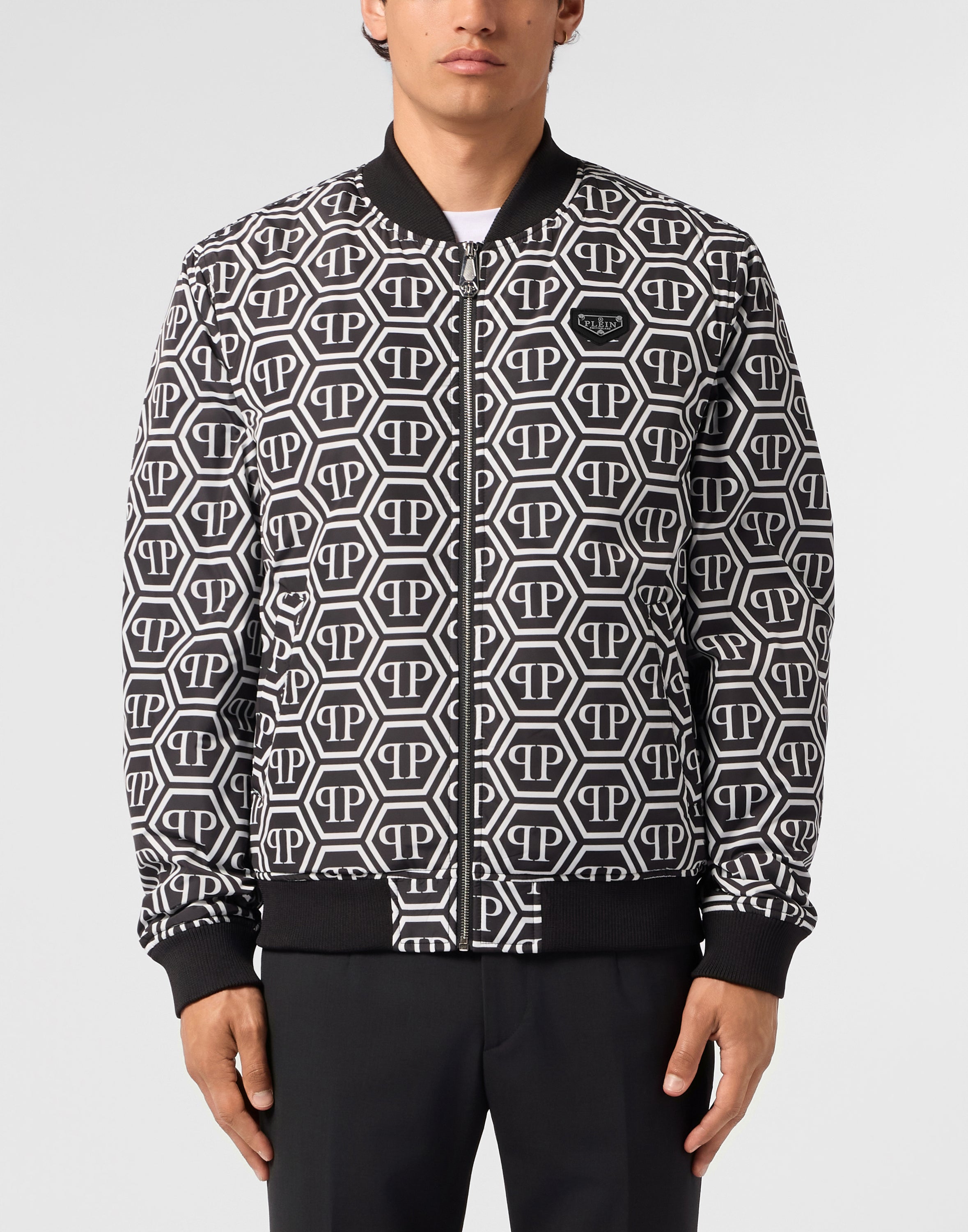 Nylon Bomber Monogram
