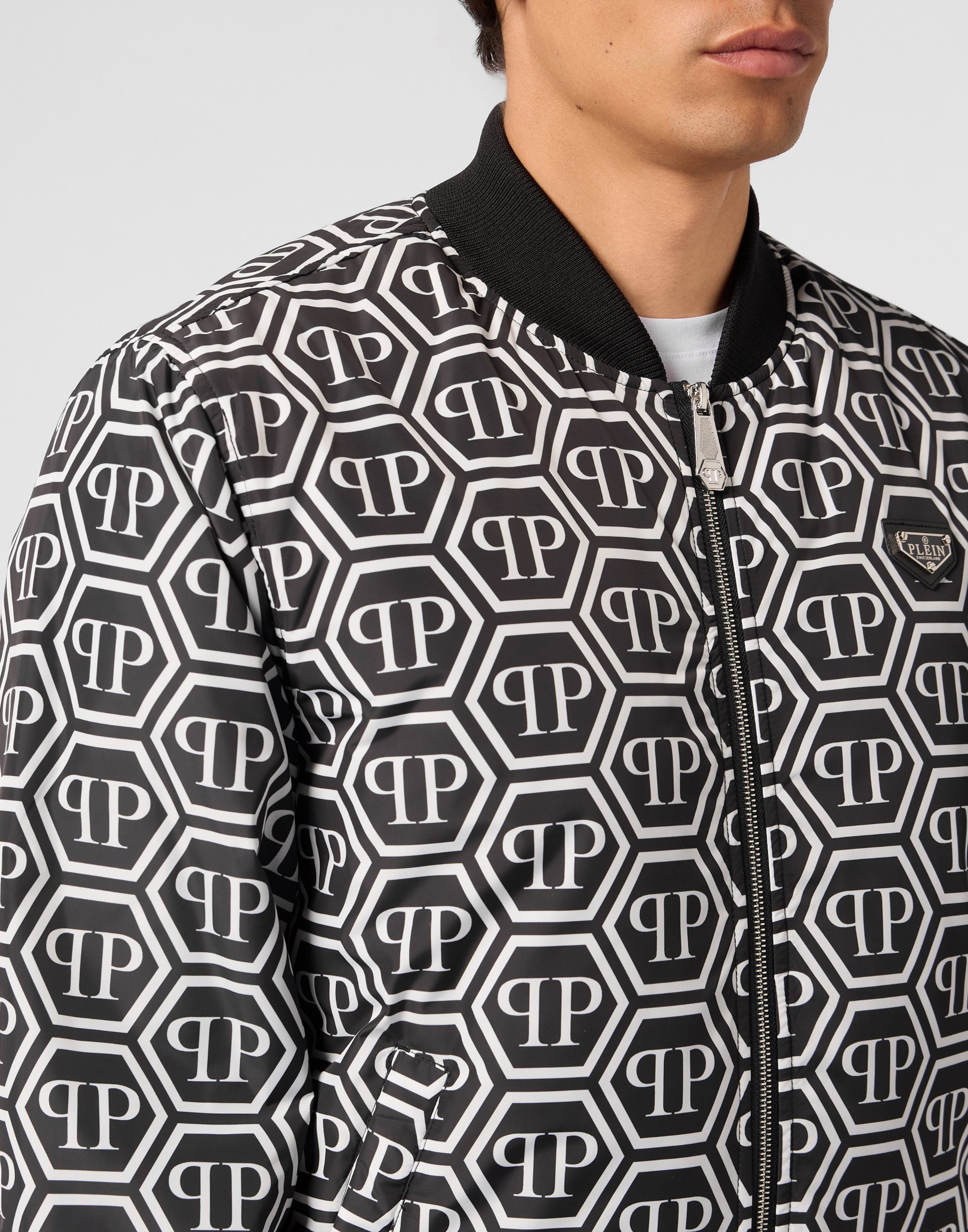 Nylon Bomber Monogram