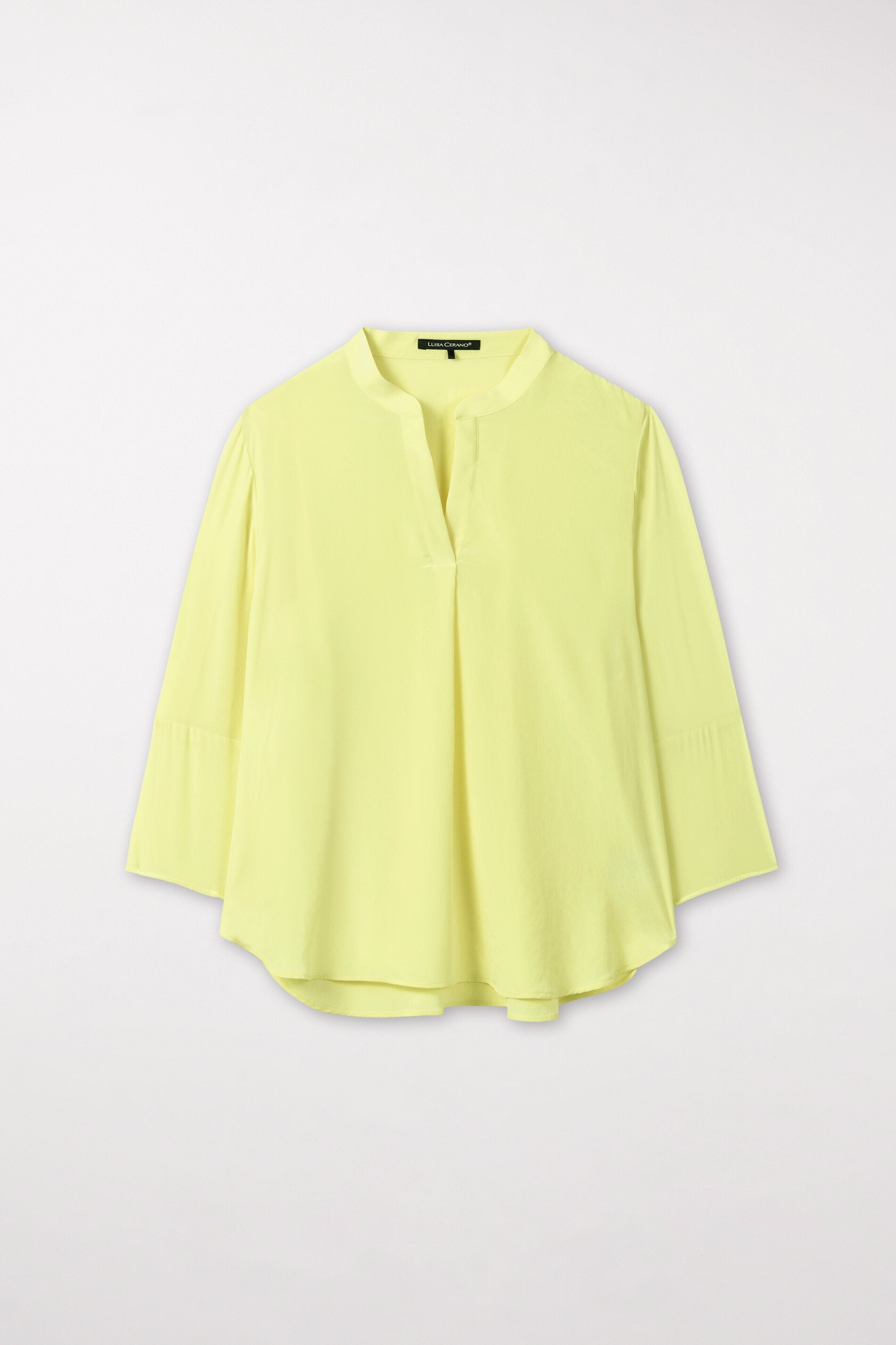 Tunikabluse mit Stehkragen
