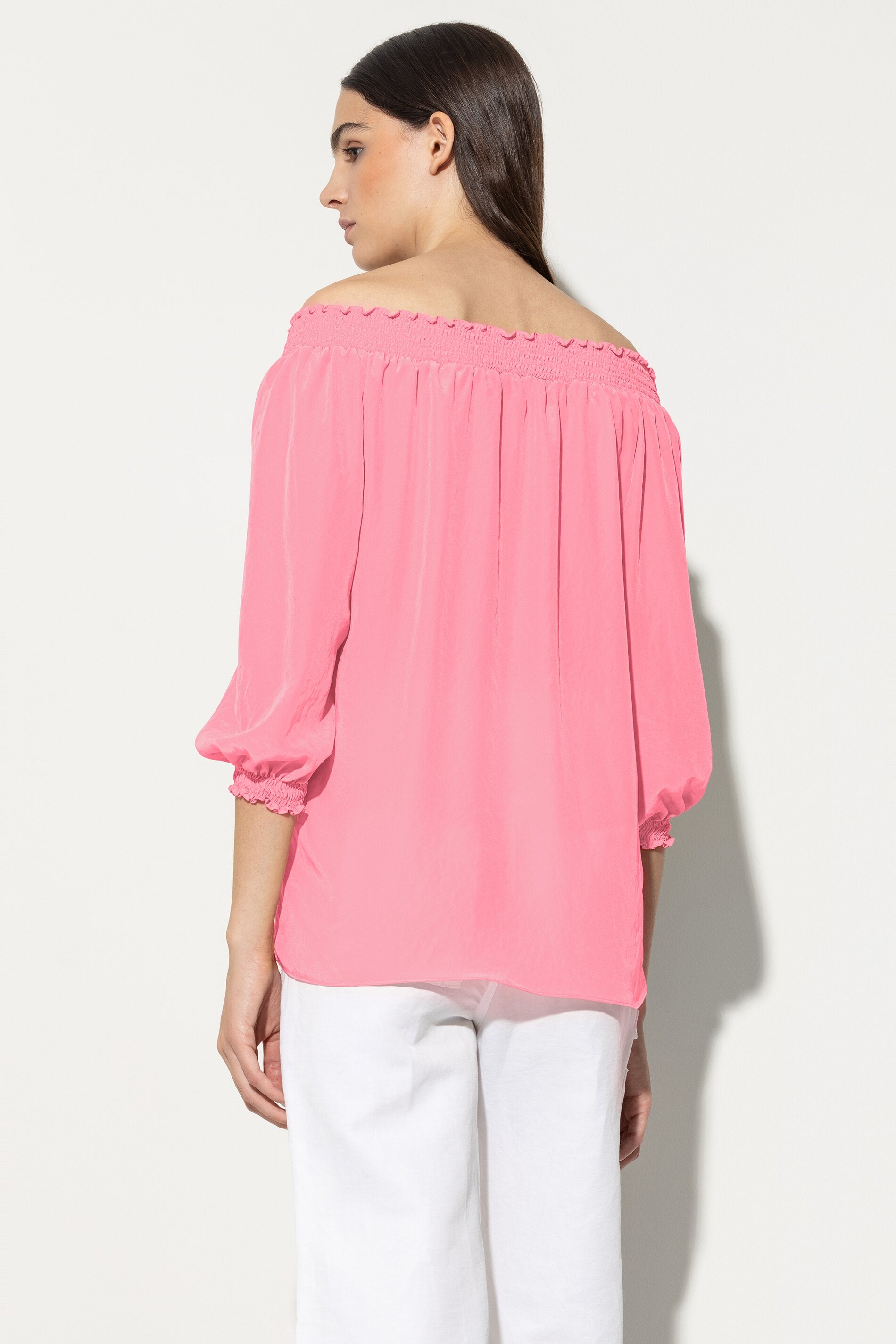 Tunika mit Carmen-Ausschnitt