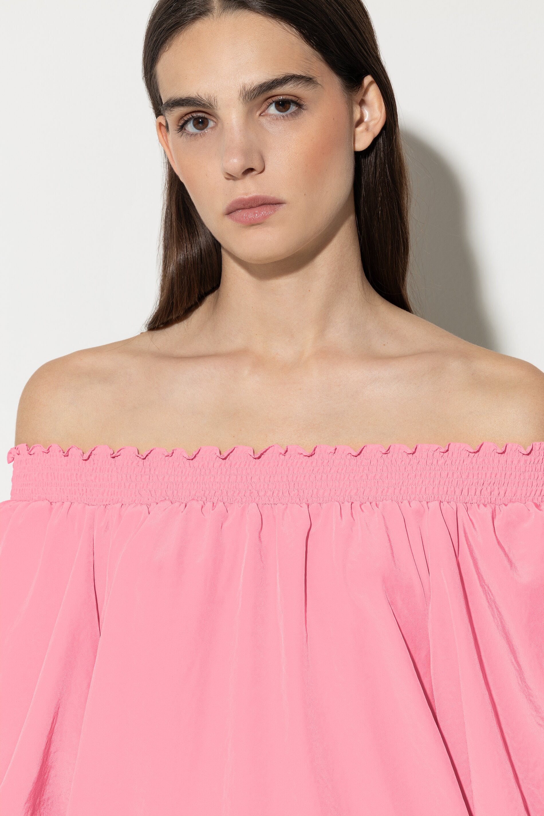 Tunika mit Carmen-Ausschnitt