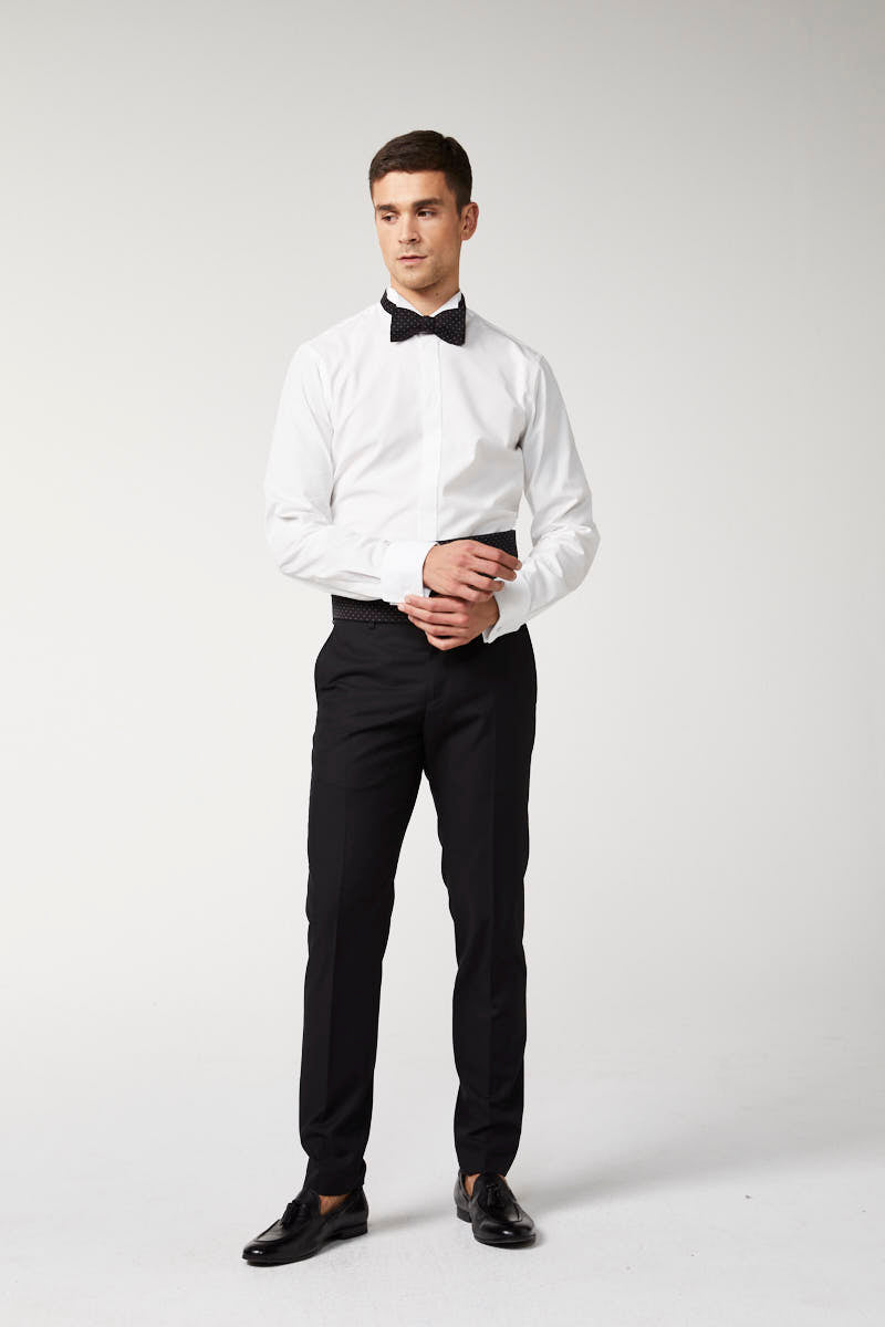 Van Laack-Abendhemd mit Kläppchen Kragen aus Baumwolle Slim Fit-Hemden & Blusen-Black-Deal-Outlet-by-ARCHIVIST