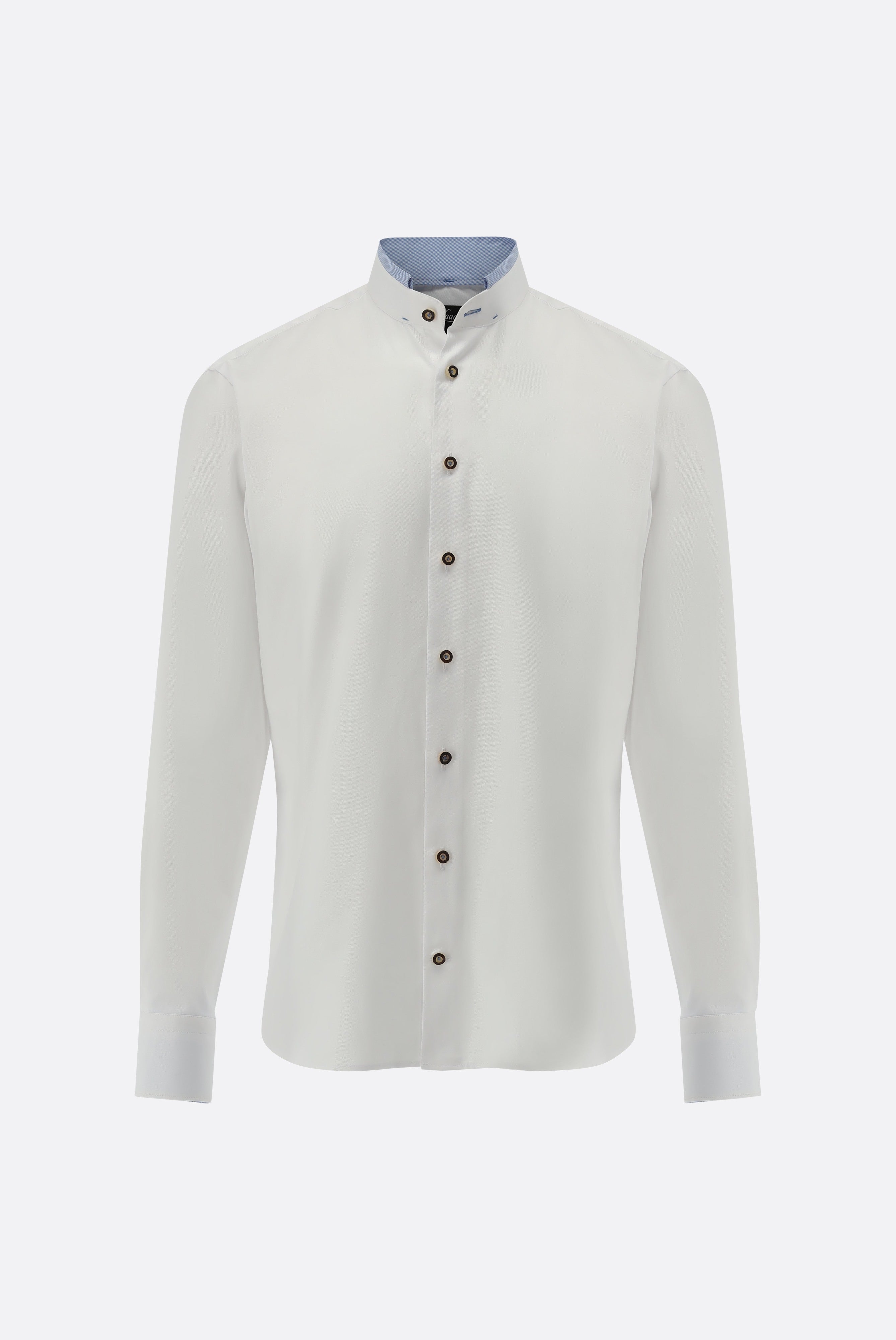 Van Laack-Oxford Trachtenhemd mit blau-karierten Farbdetails Tailor Fit-Hemden & Blusen-Black-Deal-Outlet-by-ARCHIVIST