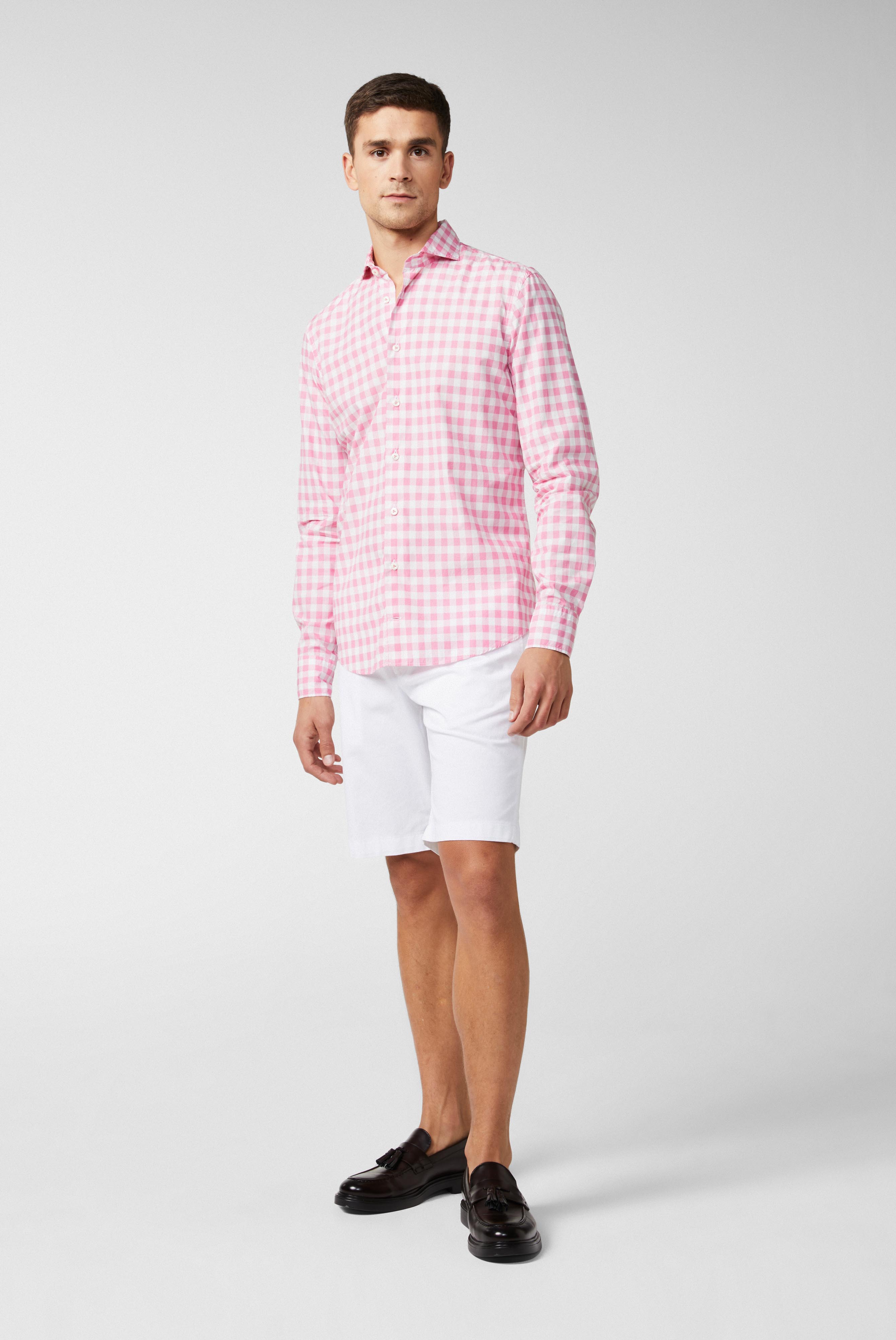 Van Laack-Kariertes Popeline Hemd Rosa-Hemden & Blusen-Black-Deal-Outlet-by-ARCHIVIST