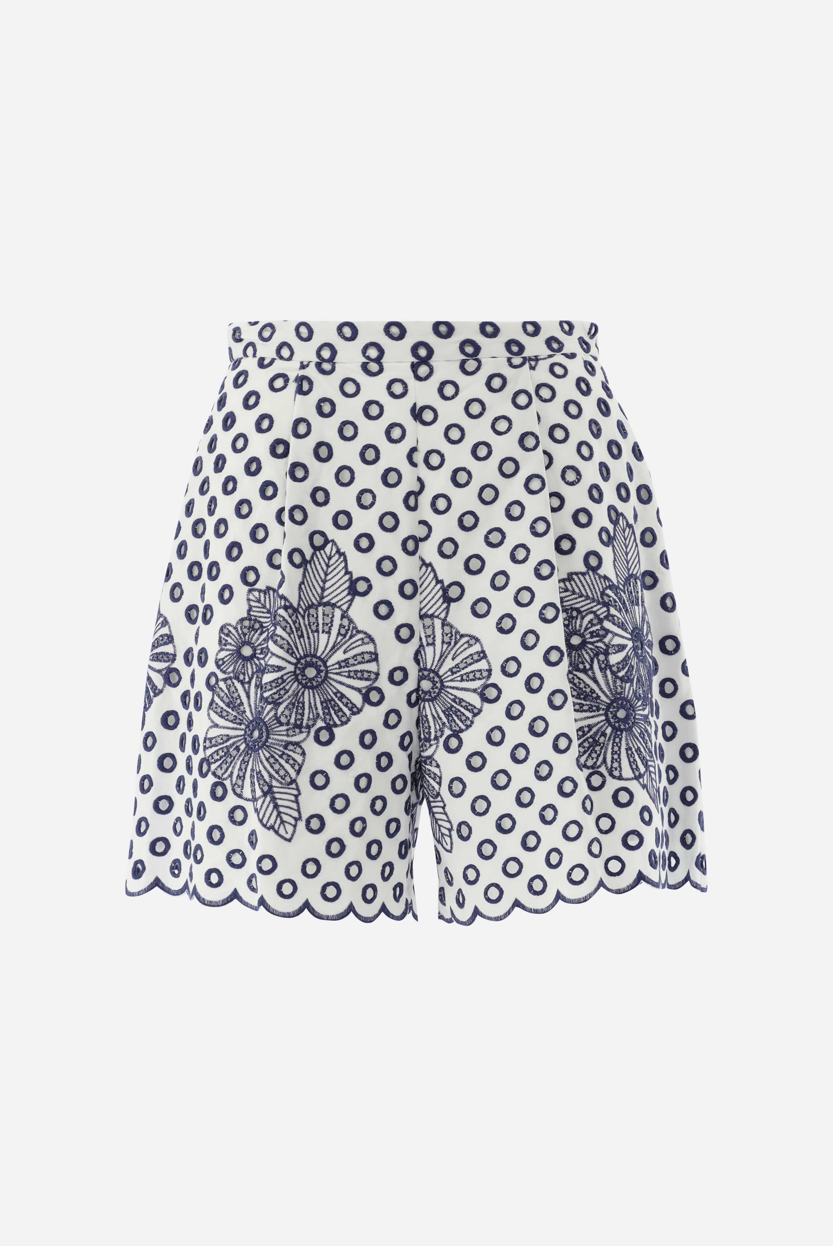 Van Laack-Shorts mit Lochstickerei-Hosen-Black-Deal-Outlet-by-ARCHIVIST