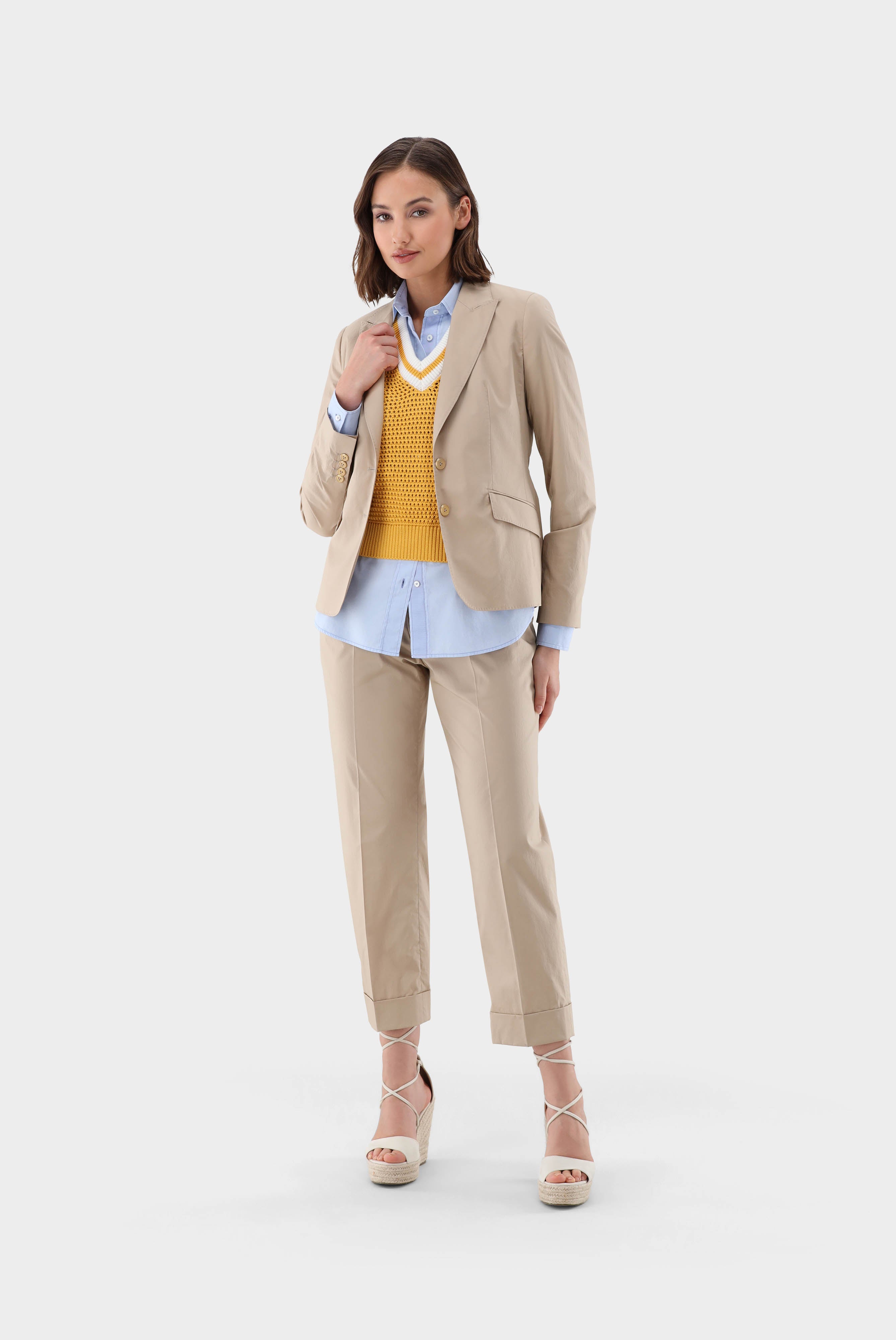 Taillierter Blazer mit Stretch