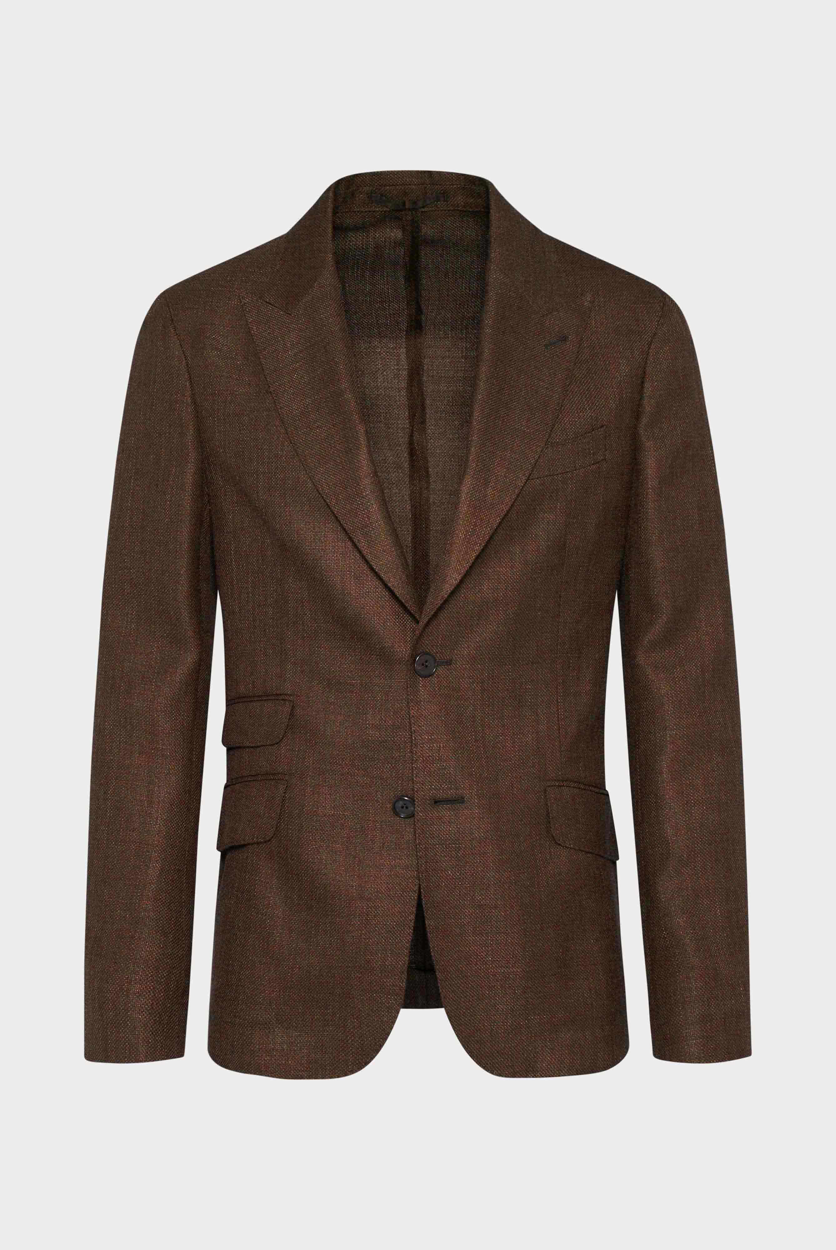 Van Laack-Strukturiertes Sakko aus Wolle mit modernem Spitzenrevers Beige-Jacken & Mäntel-Black-Deal-Outlet-by-ARCHIVIST