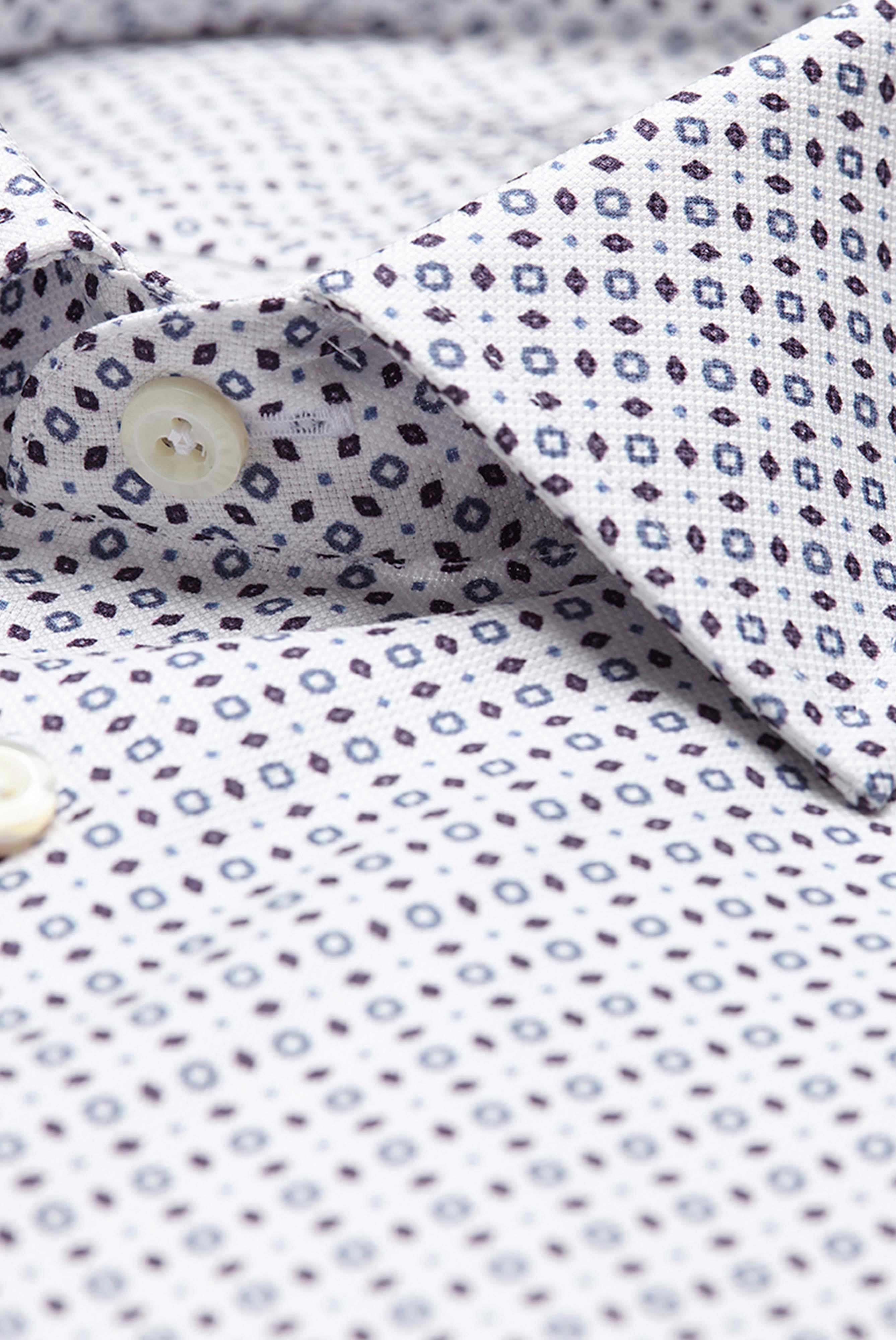 Van Laack-Hemd mit Mikro-Print Slim Fit Blau-Hemden & Blusen-Black-Deal-Outlet-by-ARCHIVIST