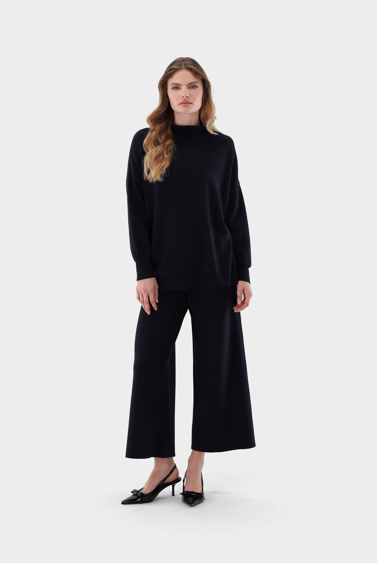 Van Laack Oversized Rollkragenpullover aus Merinowolle, Strick & Pullover