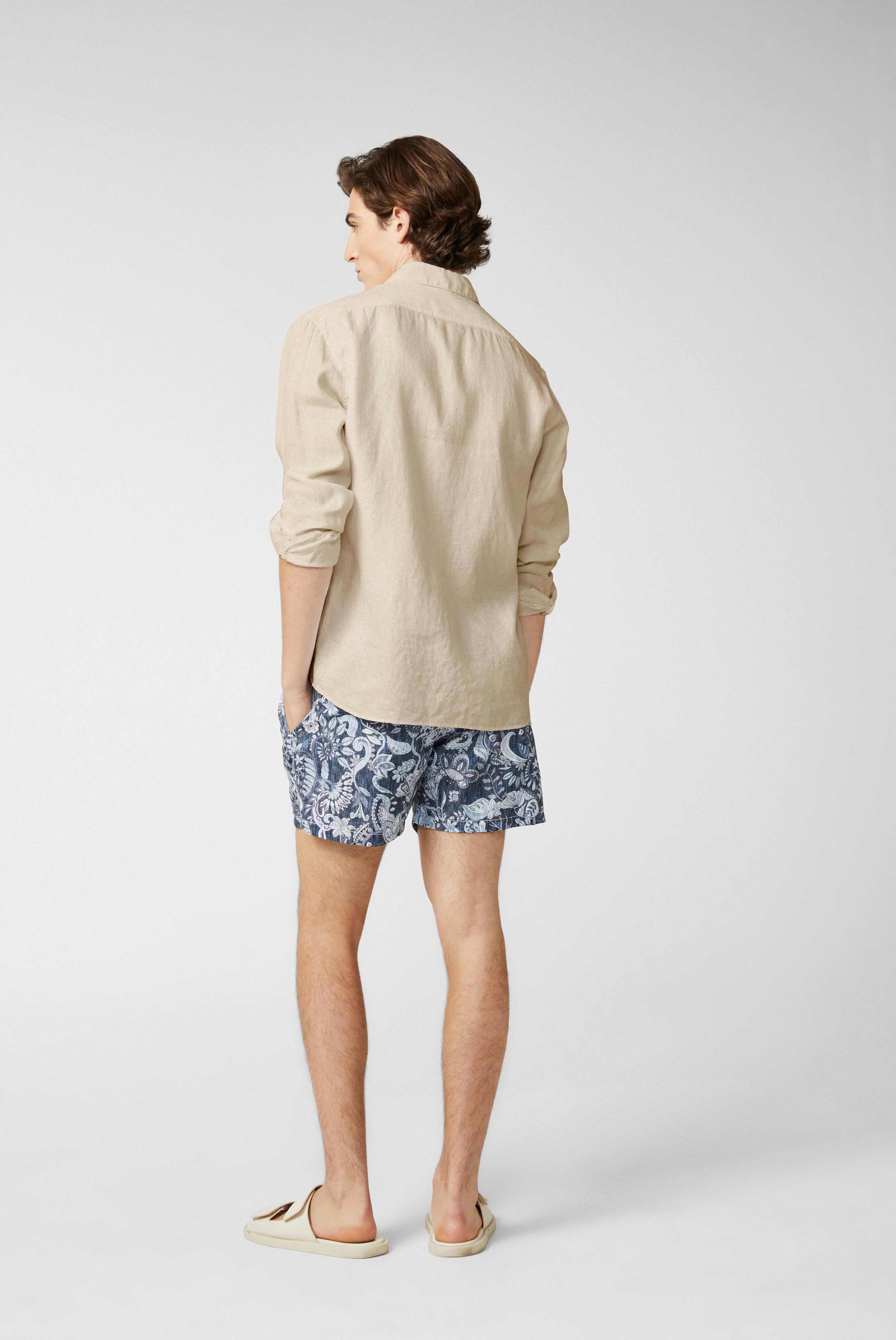 Van Laack-Overshirt aus Leinen Beige-Hemden & Blusen-Black-Deal-Outlet-by-ARCHIVIST