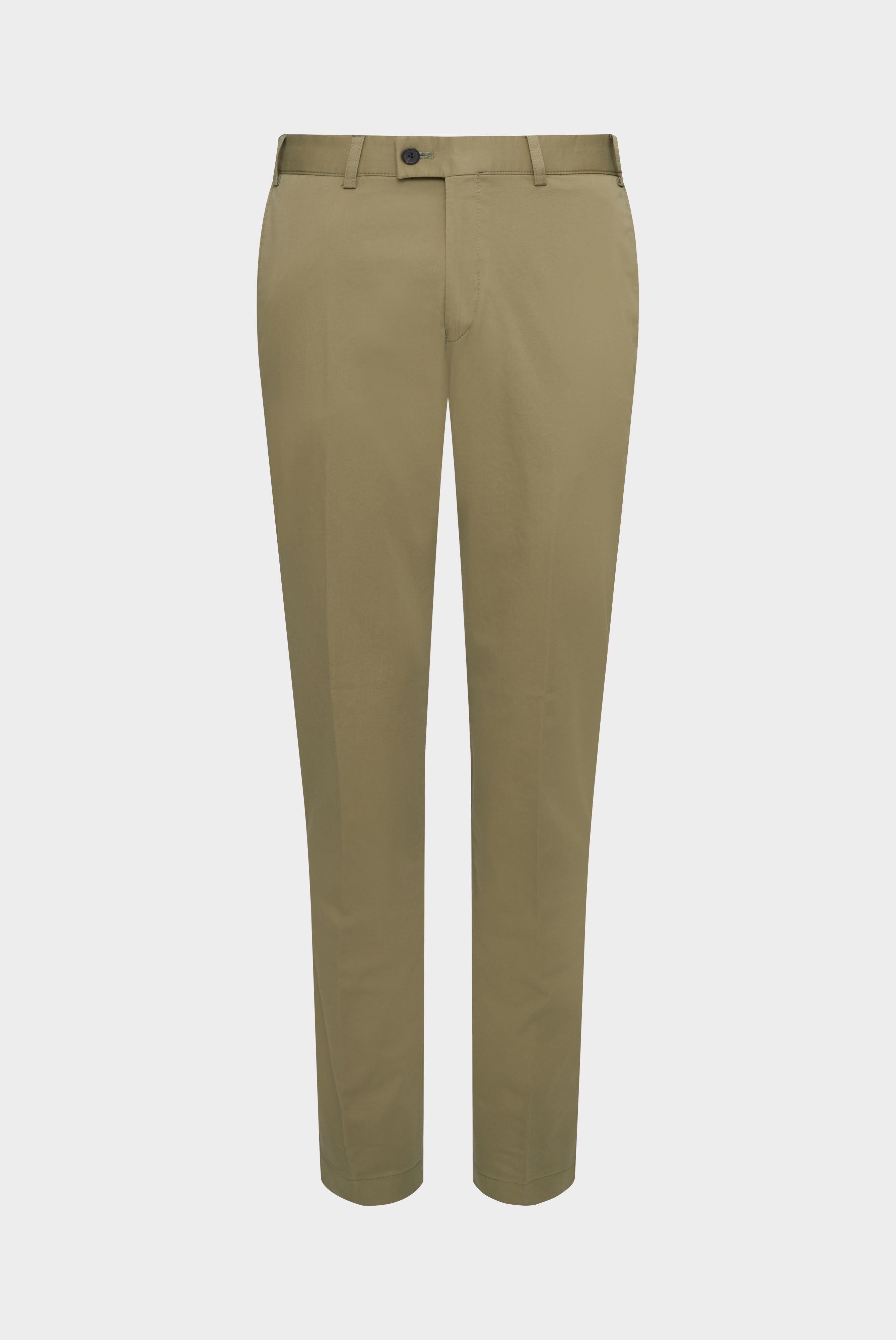 Taillierte Chino aus Baumwolle mit Stretch