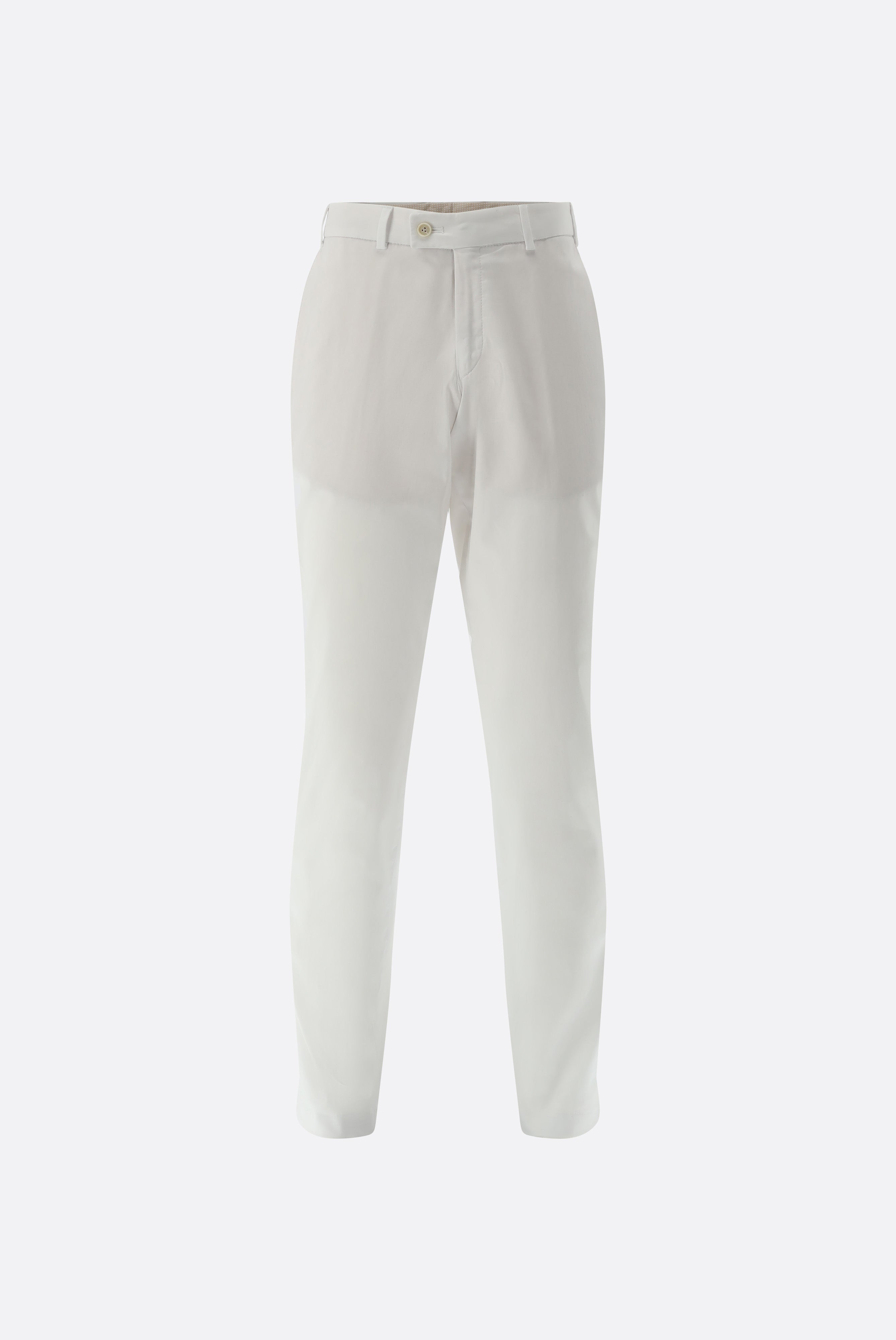 Taillierte Chino aus Baumwolle mit Stretch