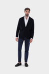 Van Laack-Strick-Blazer aus Air Cotton-Jacken & Mäntel-Black-Deal-Outlet-by-ARCHIVIST