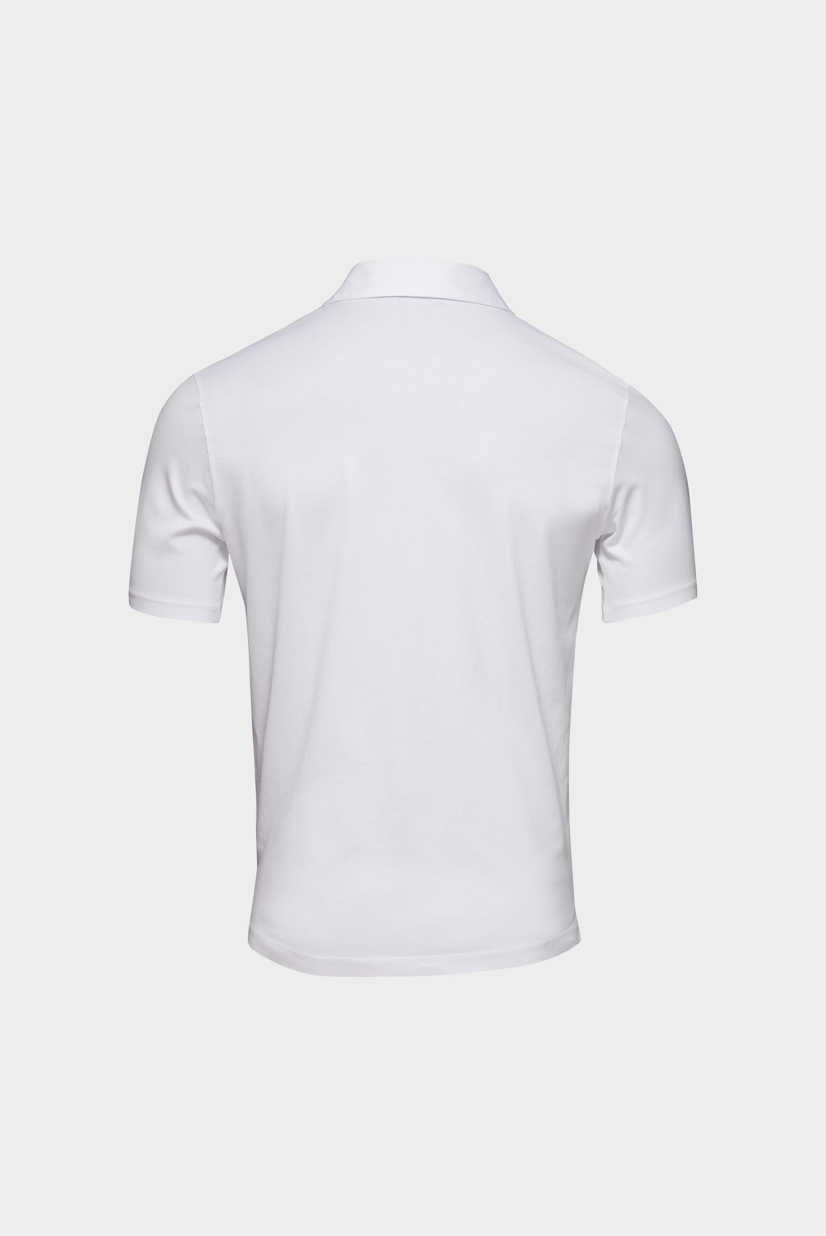 Van Laack-Jersey Poloshirt mit matter Optik-Hemden & Blusen-Black-Deal-Outlet-by-ARCHIVIST