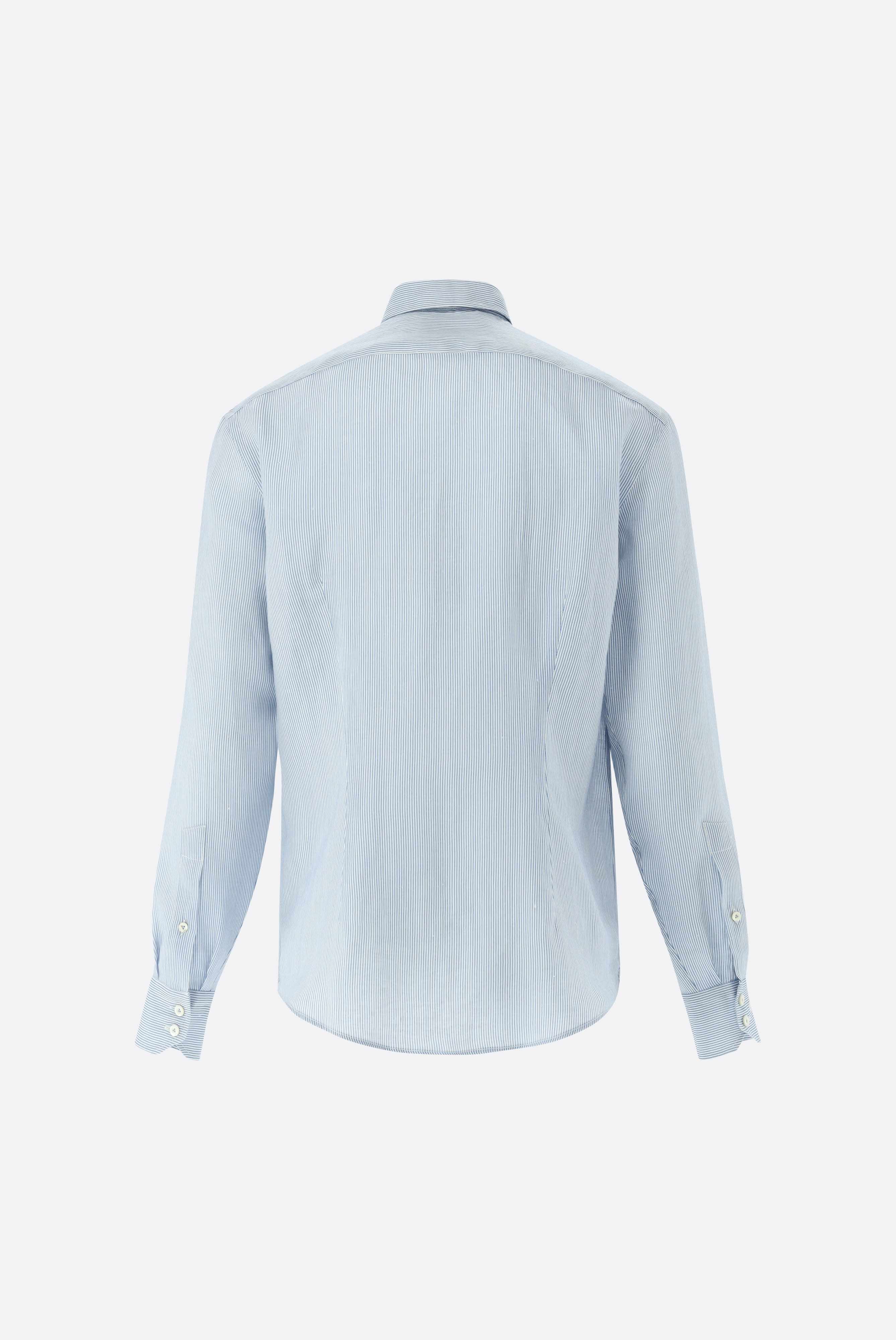 Van Laack-Leinenhemd mit Streifendruck-Hemden & Blusen-Black-Deal-Outlet-by-ARCHIVIST