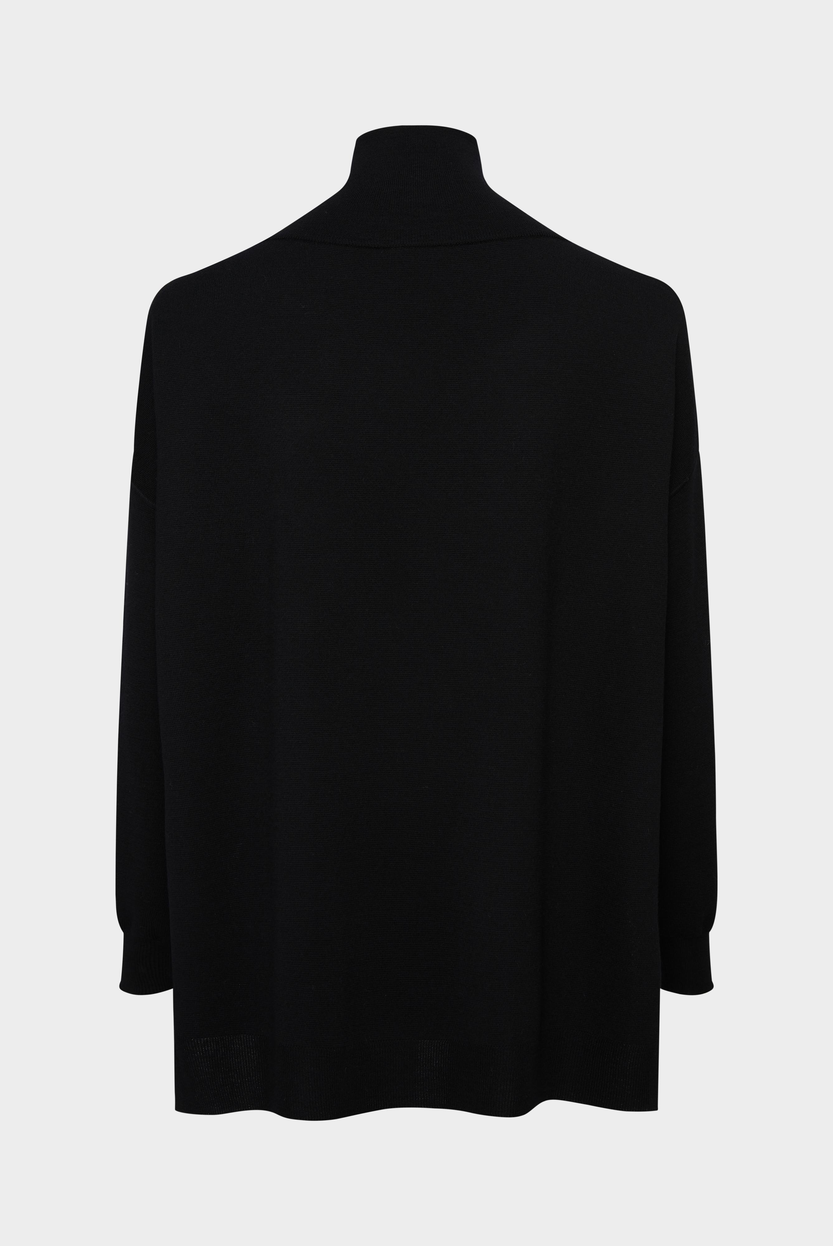 Oversized Rollkragenpullover aus Merinowolle