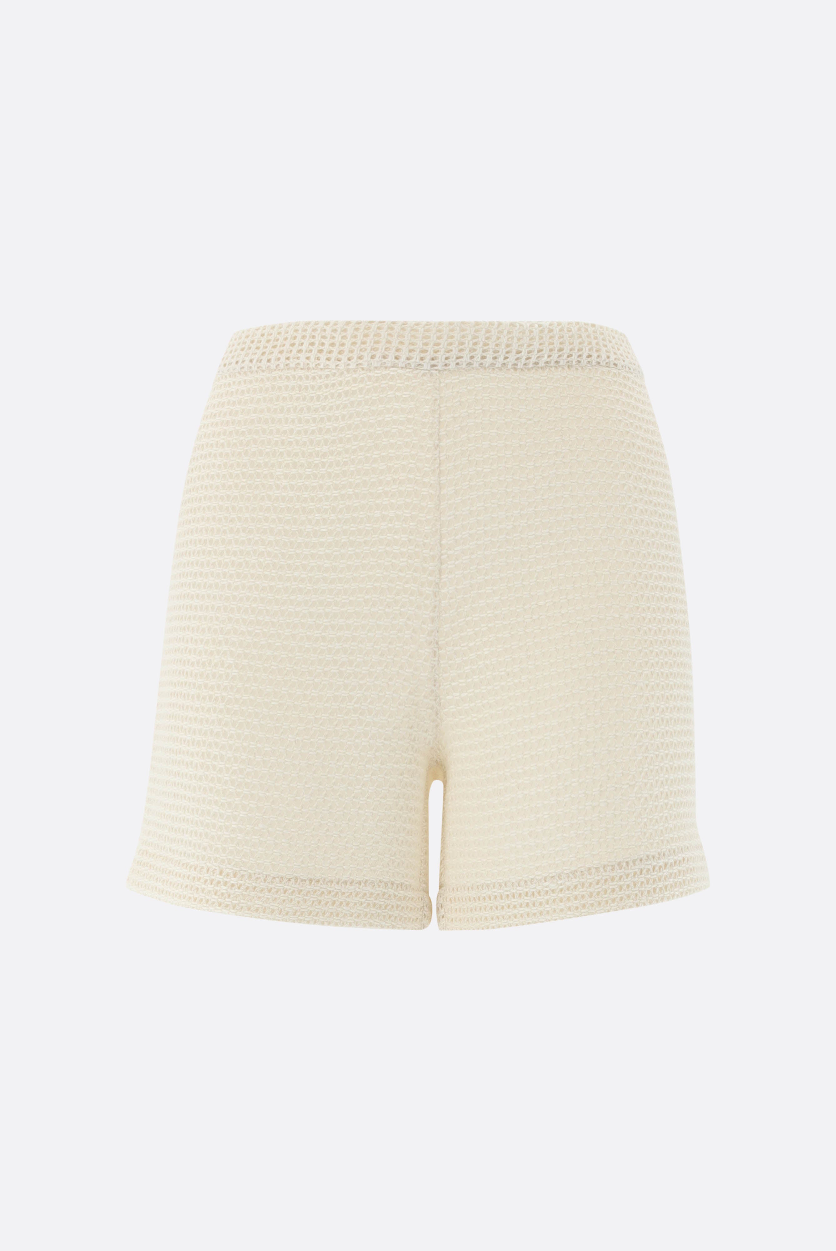 Van Laack-Shorts mit Netzoptik-Hosen-Black-Deal-Outlet-by-ARCHIVIST