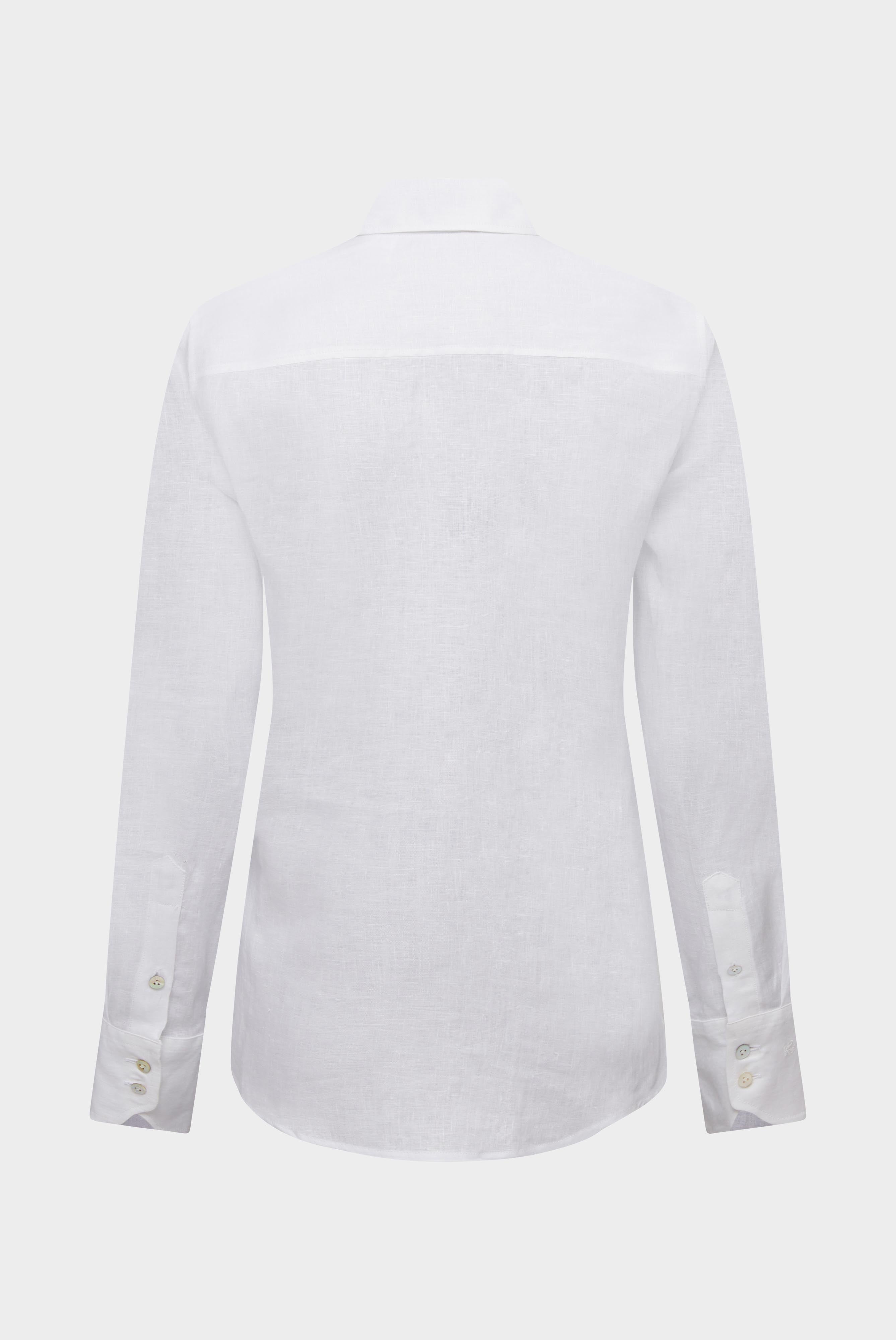 Van Laack-Hemdbluse aus Leinen Weiß-Hemden & Blusen-Black-Deal-Outlet-by-ARCHIVIST