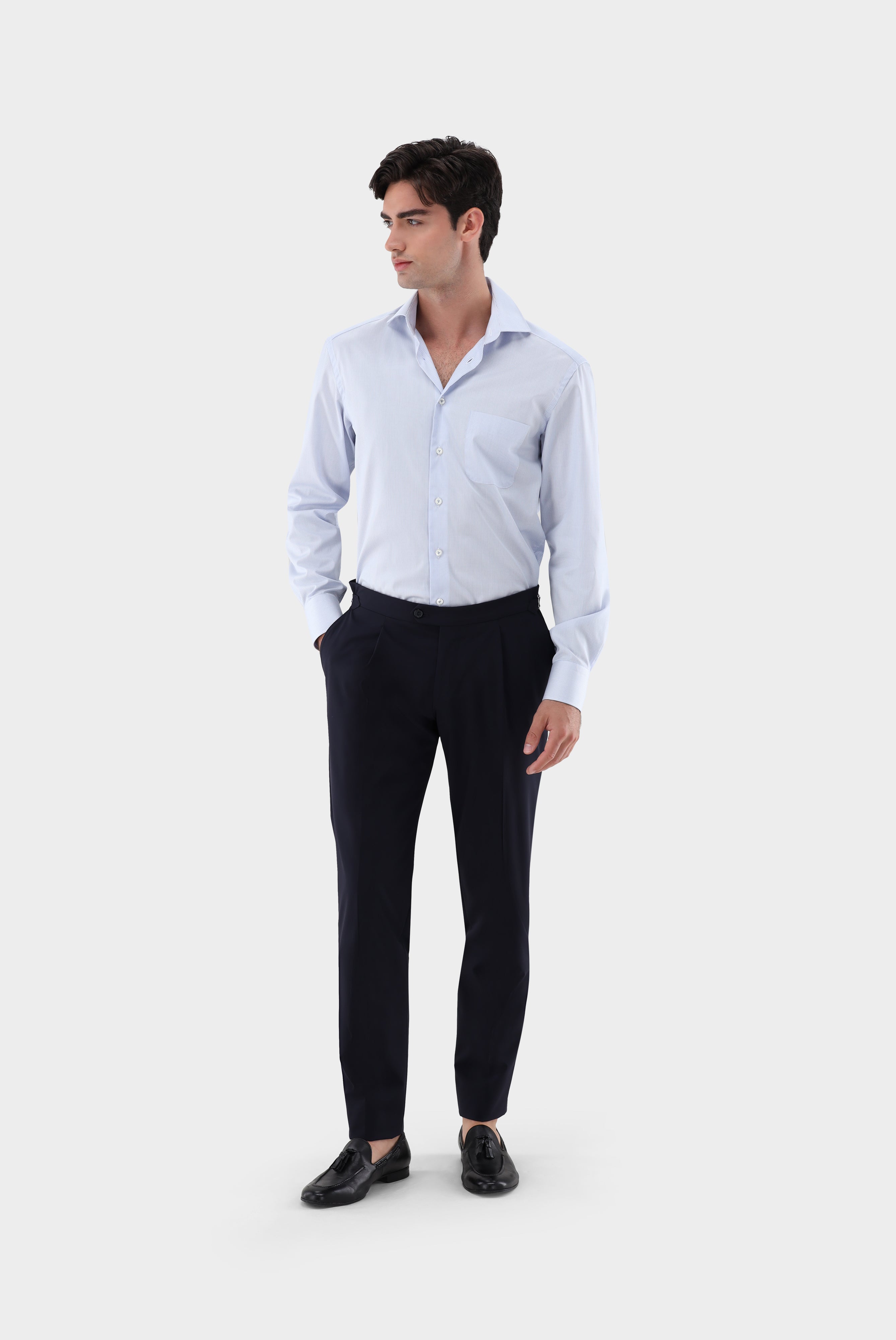 Non-iron checked shirt, comfort fit