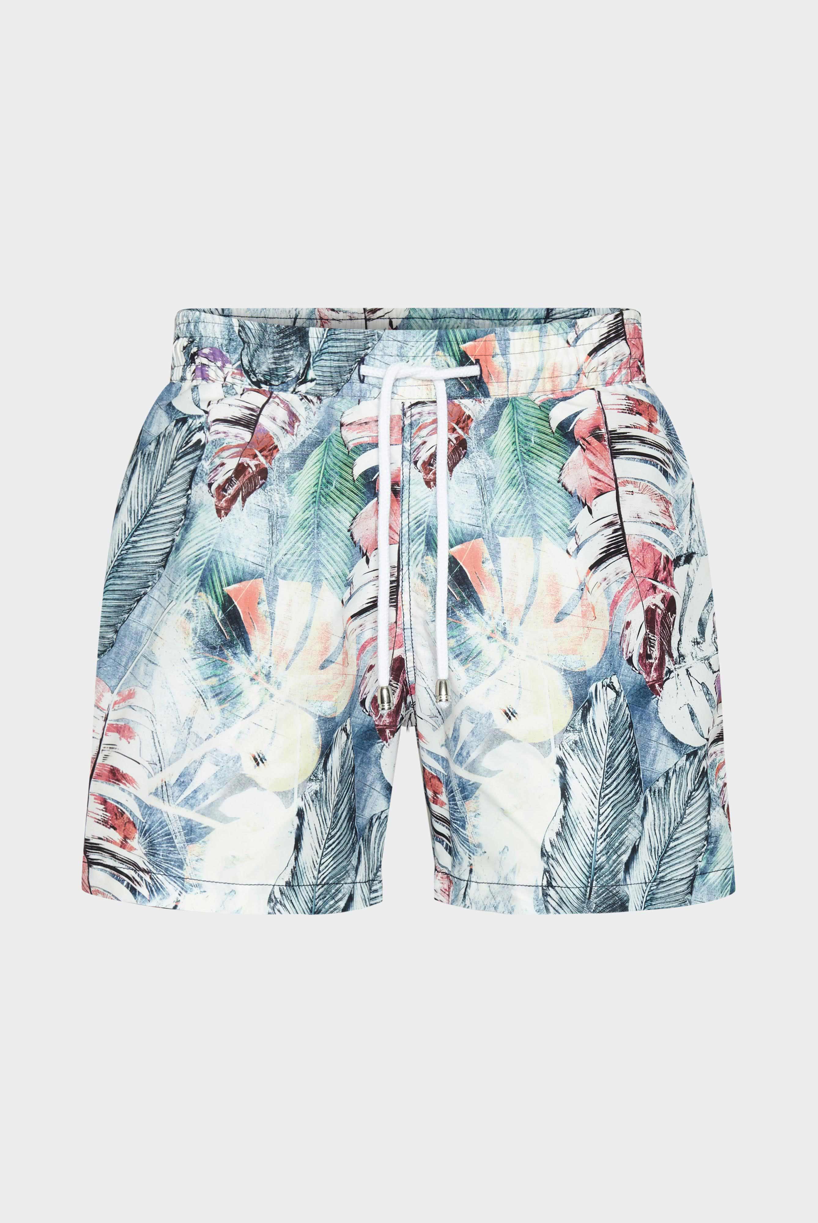 Badehose mit Blumen-Druck