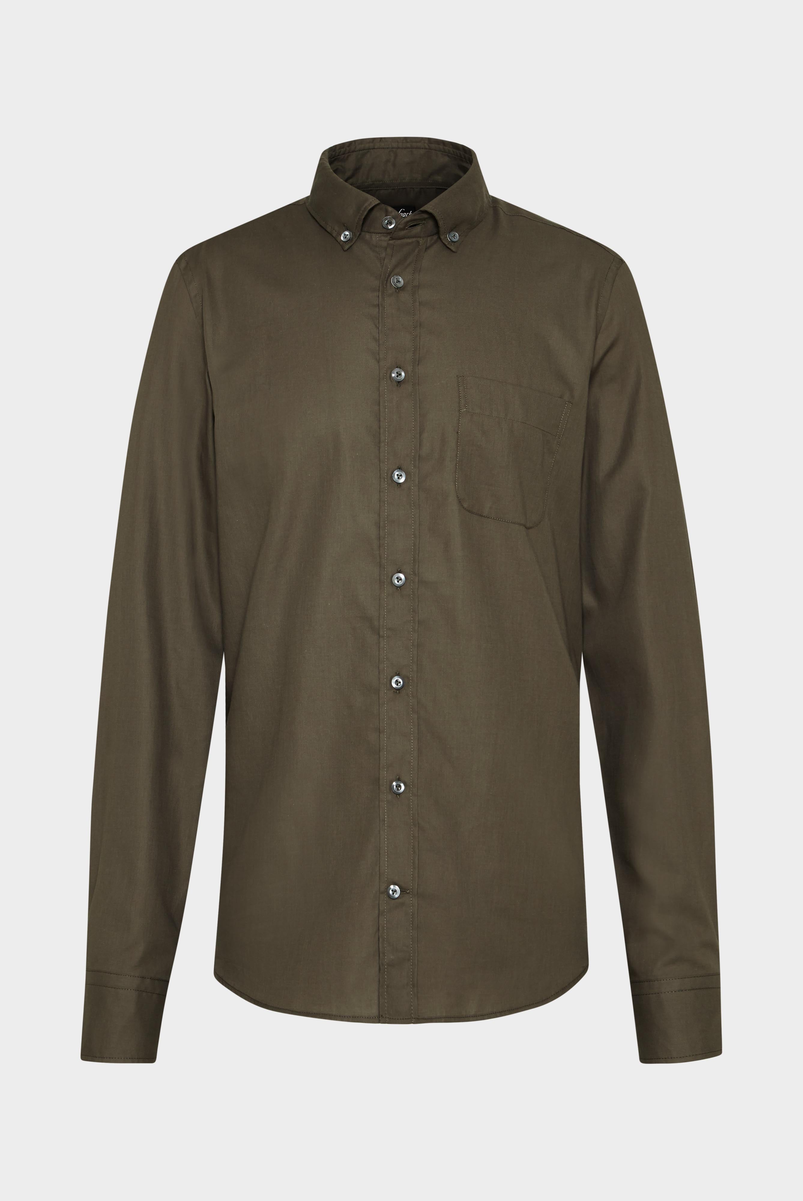 Van Laack-Twill Hemd Tailor Fit-Hemden & Blusen-Black-Deal-Outlet-by-ARCHIVIST