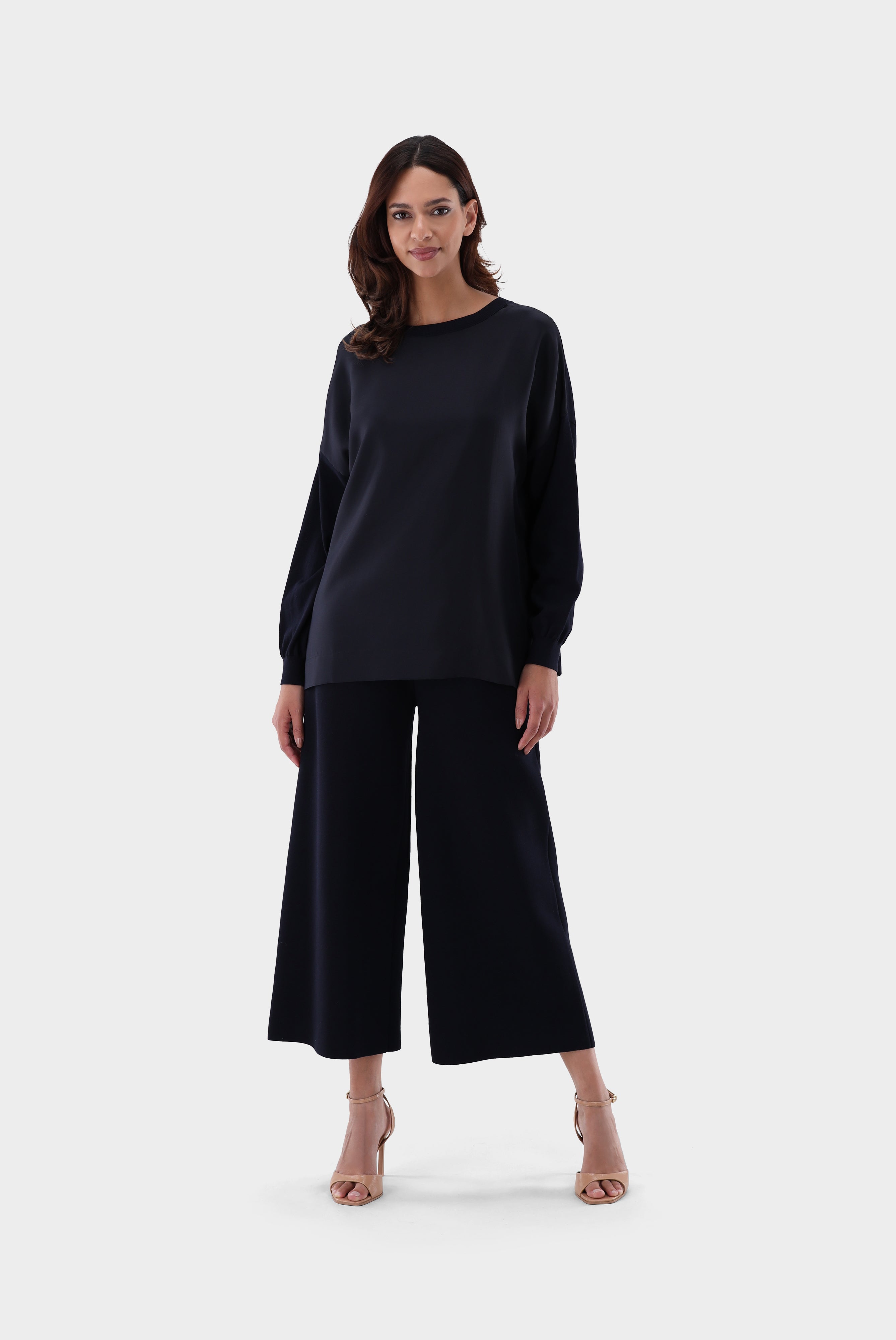 Van Laack-Oversize Wendepullover mit Seide-Strick & Pullover-Black-Deal-Outlet-by-ARCHIVIST