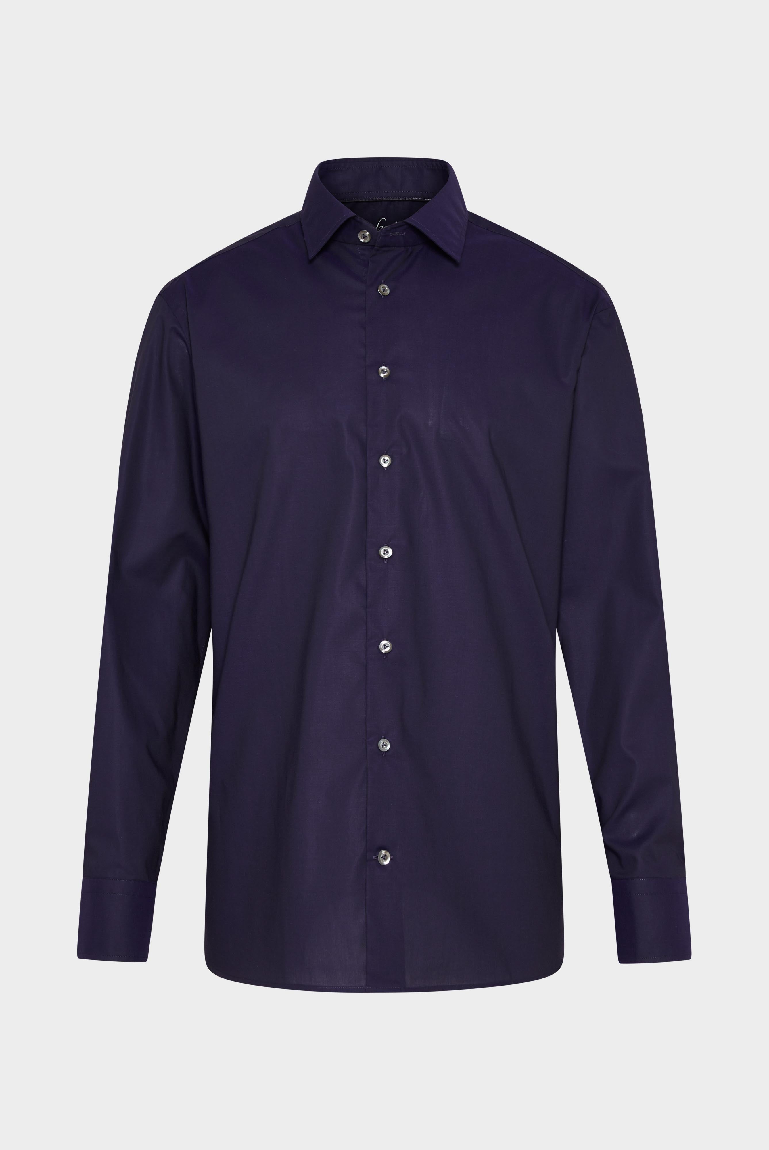 Van Laack-Twill Hemd mit Stretch Tailor Fit Lila-Hemden & Blusen-Black-Deal-Outlet-by-ARCHIVIST