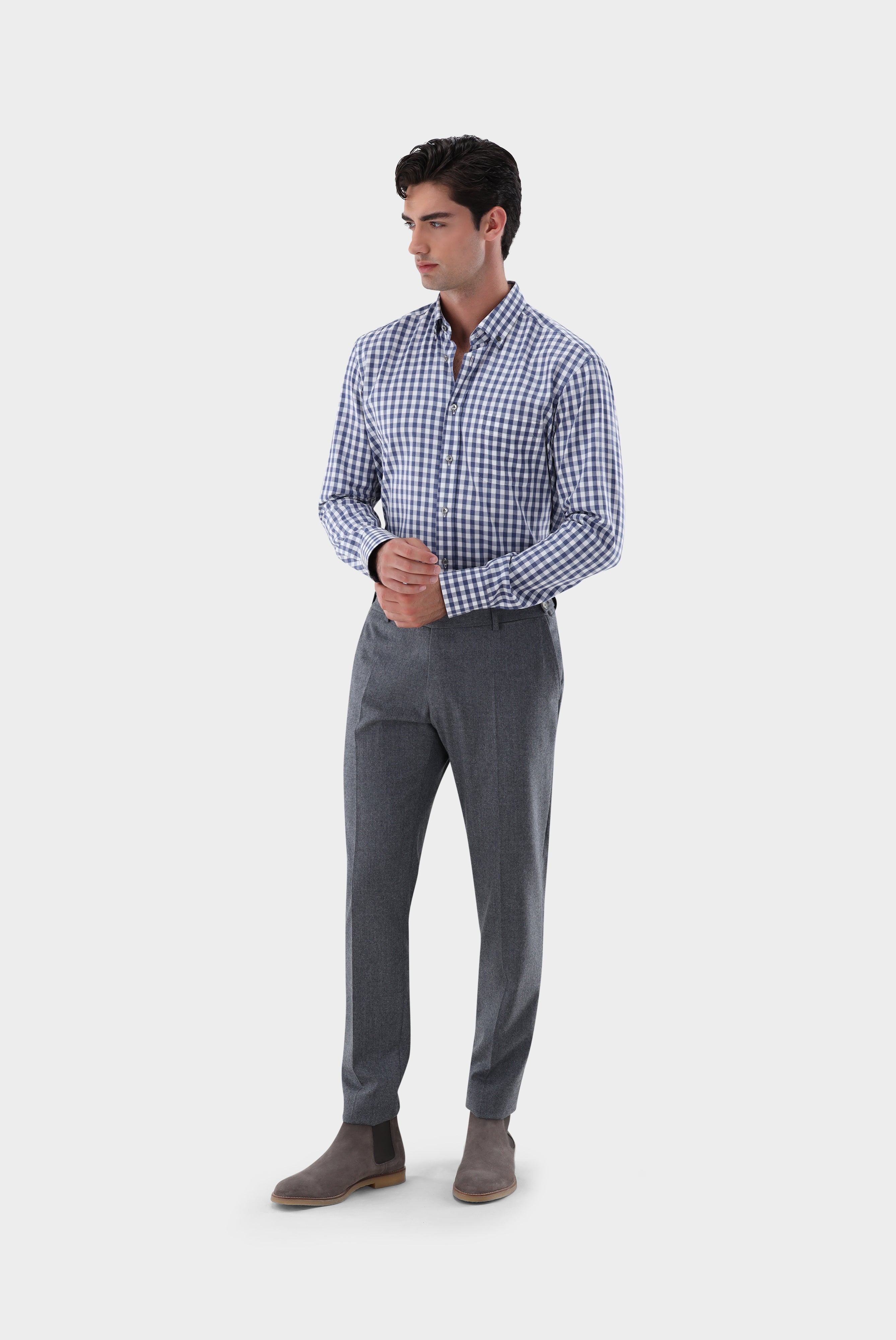 Checked flannel shirt Tailor Fit