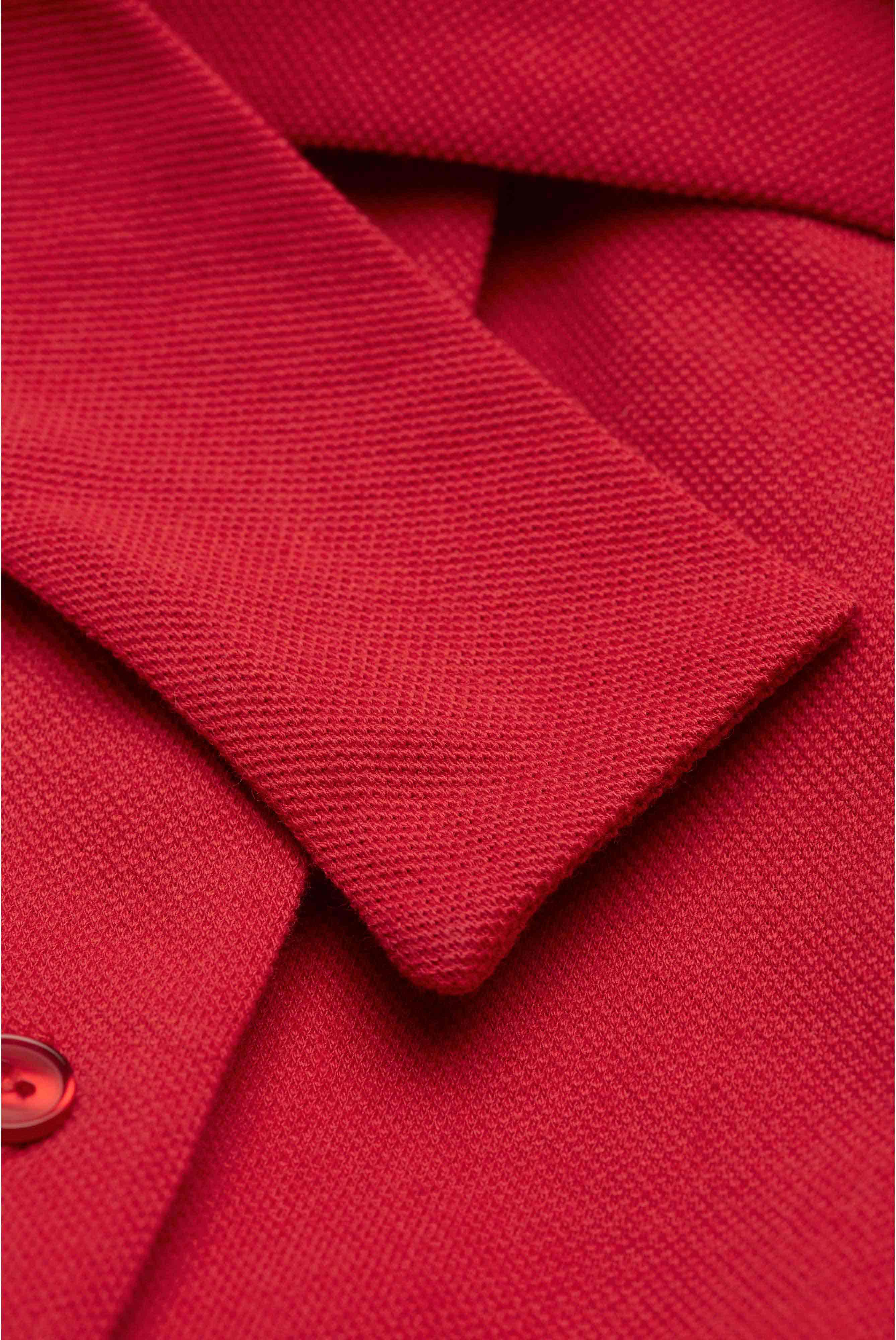 Van Laack-Kurzarm Blusenkleid aus Baumwolle mit Knopfleiste und Gürtel Modern Fit Rot-Kleider & Röcke-Black-Deal-Outlet-by-ARCHIVIST