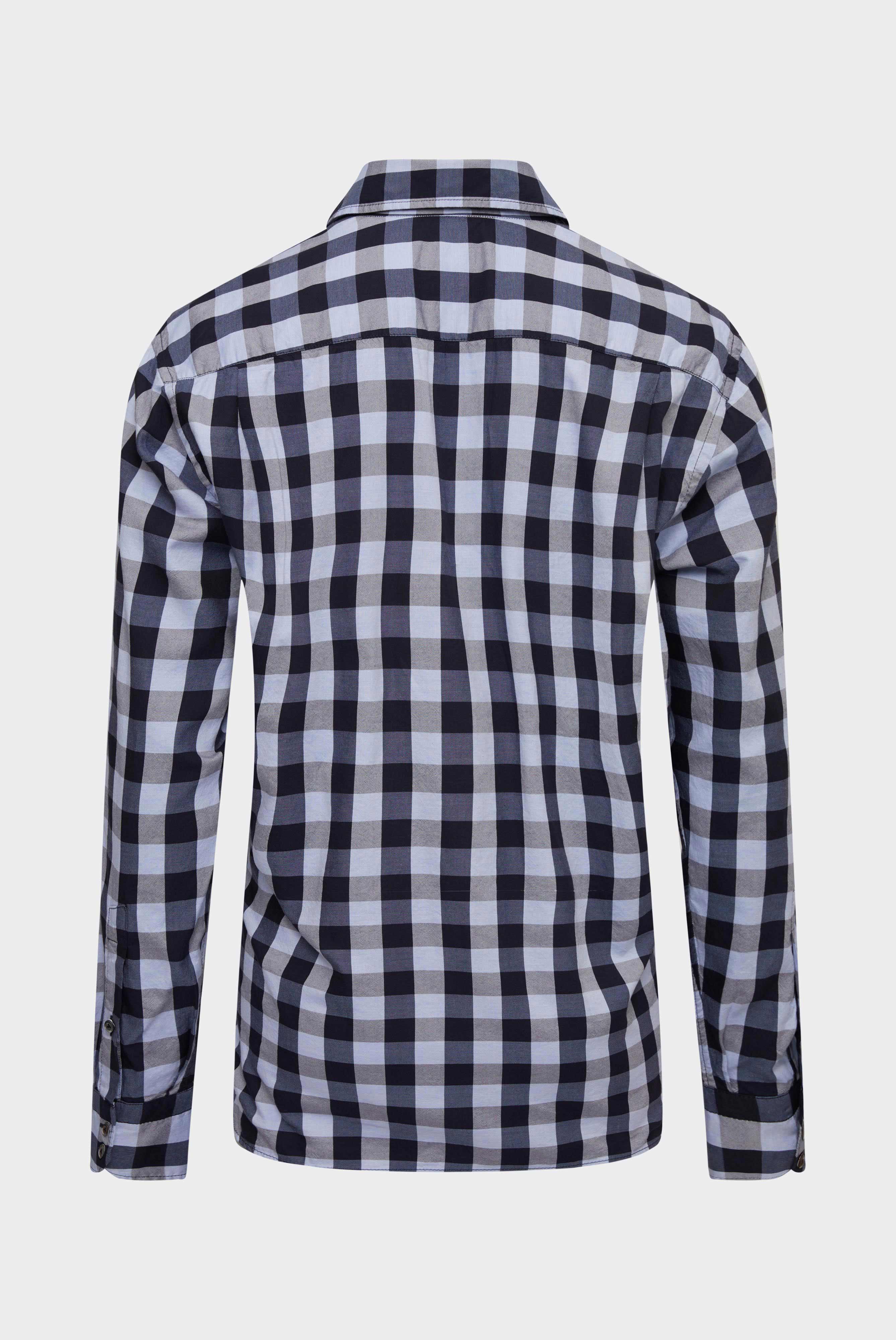 Van Laack-Hemd aus Biobaumwolle Comfort Fit Blau Kariert-Hemden & Blusen-Black-Deal-Outlet-by-ARCHIVIST