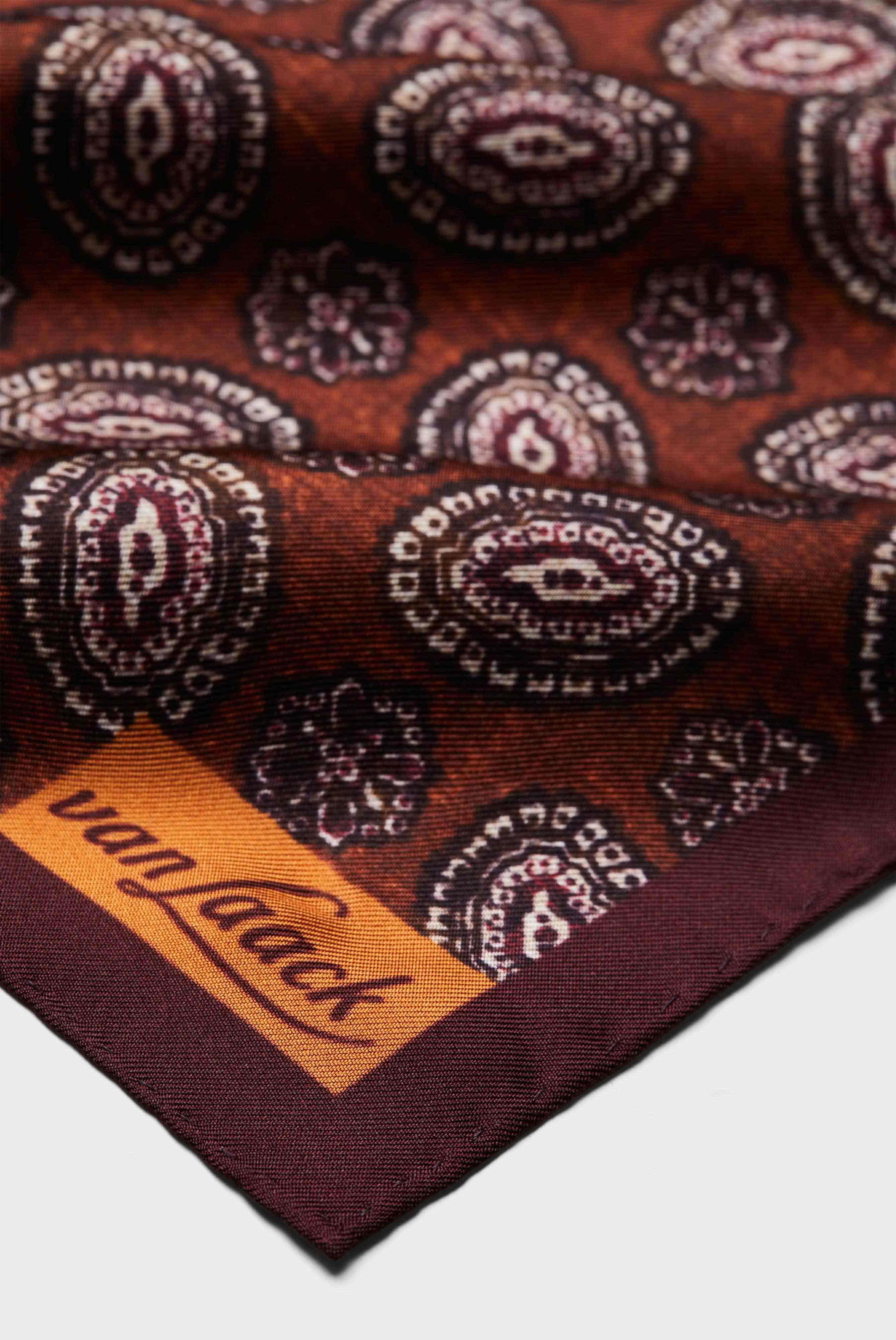 Einstecktuch aus Seide Rot